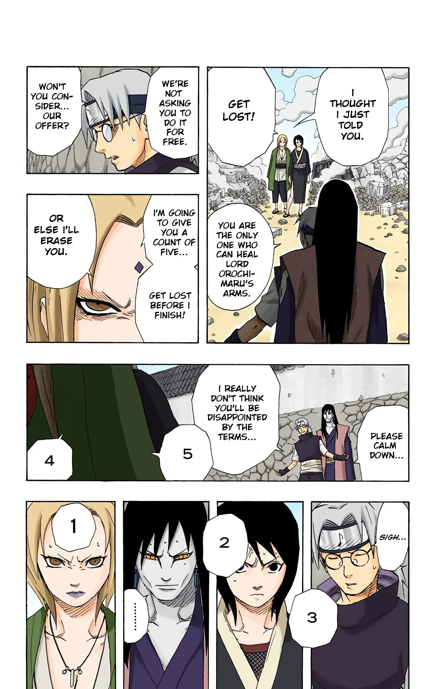 Naruto Colored Manga Online, chapter 156, page 8