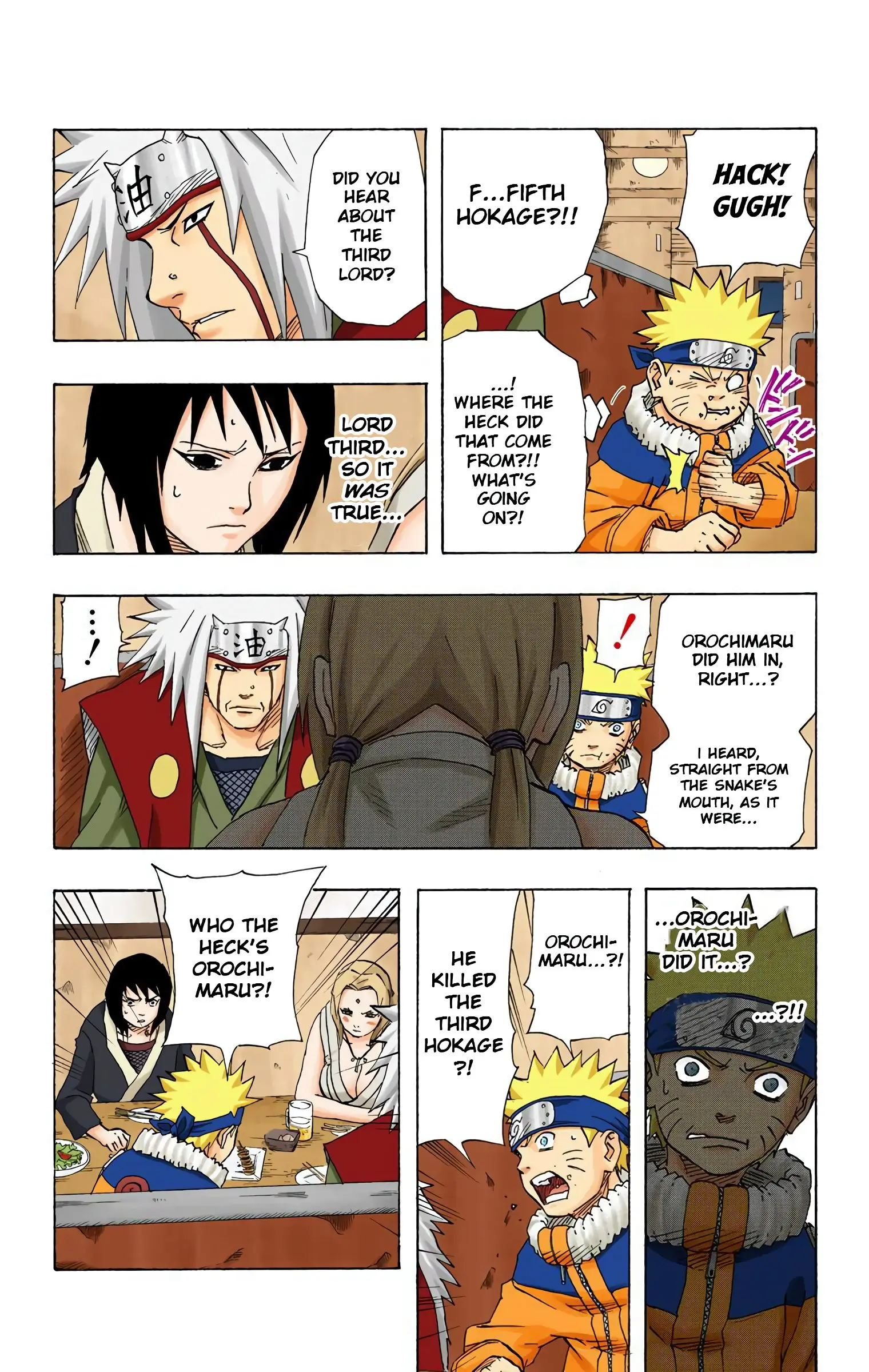 Naruto Colored Manga Online, chapter 157, page 17