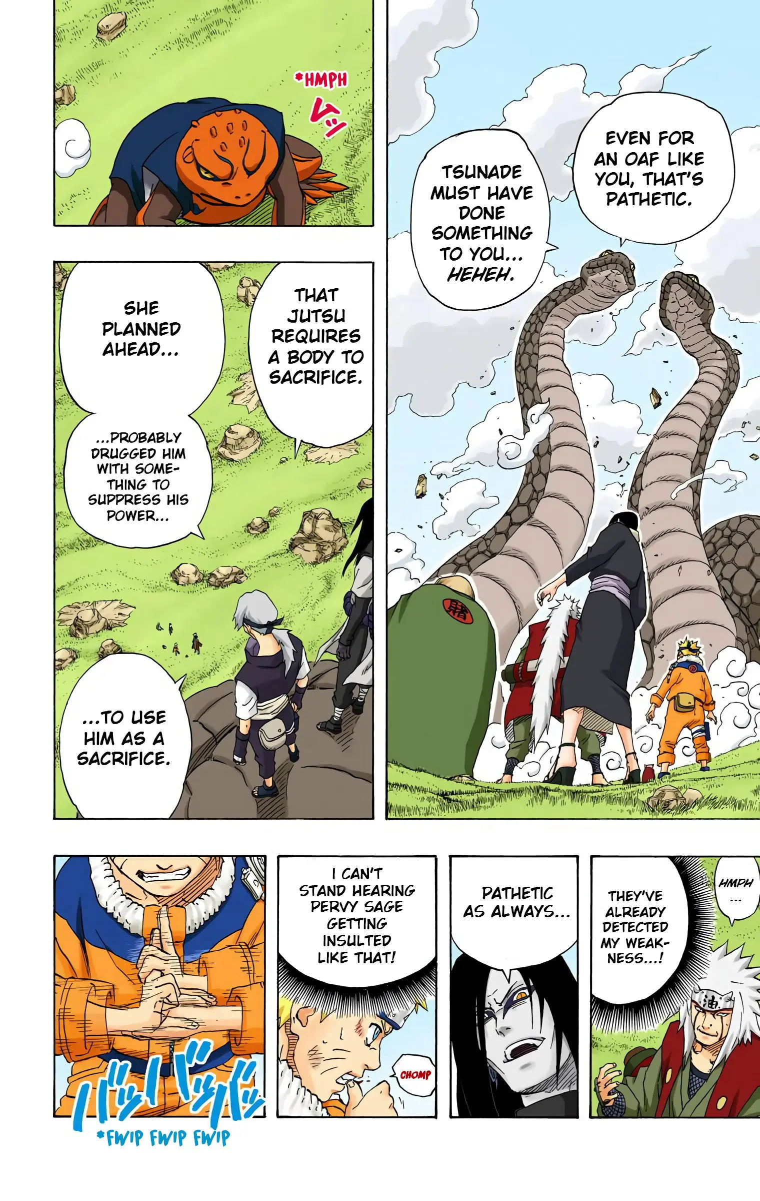 Naruto Colored Manga Online, chapter 166, page 2