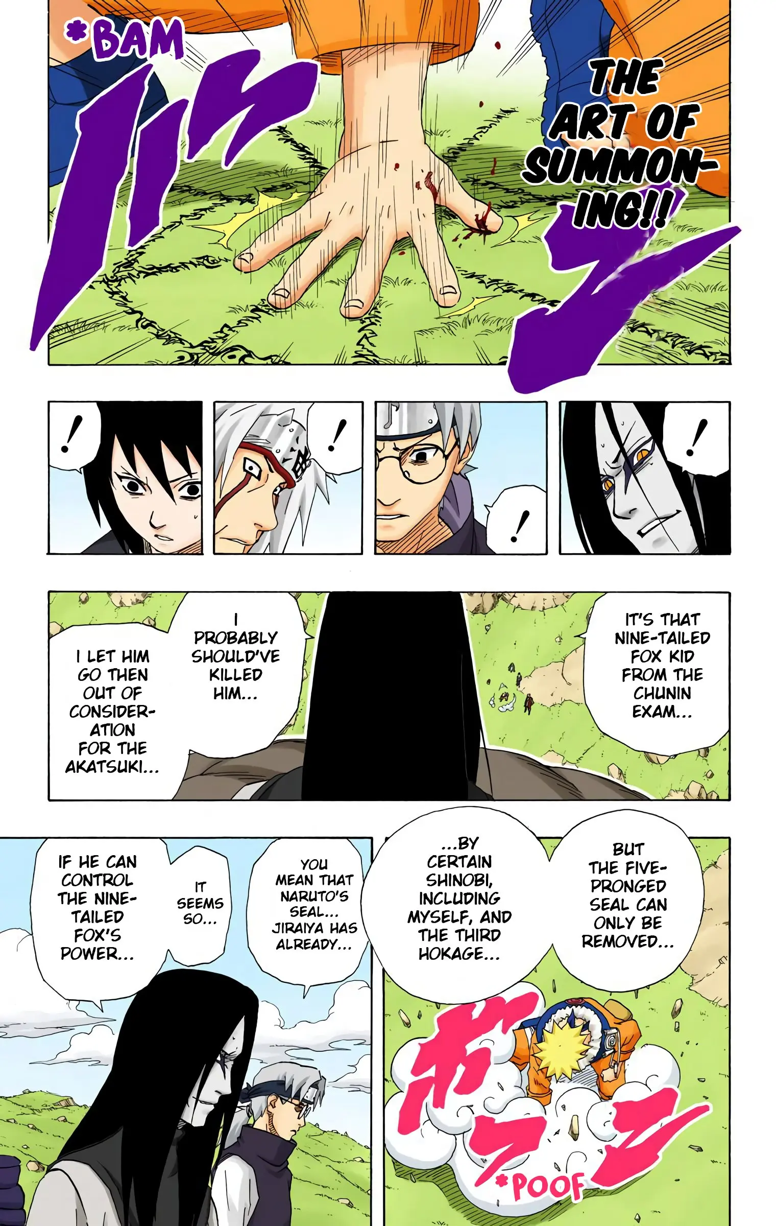 Naruto Colored Manga Online, chapter 166, page 3