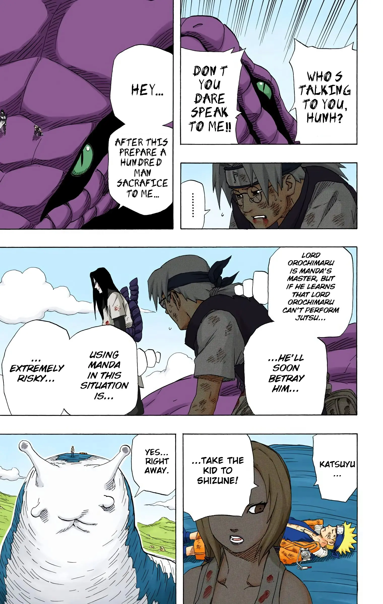 Naruto Colored Manga Online, chapter 170, page 5