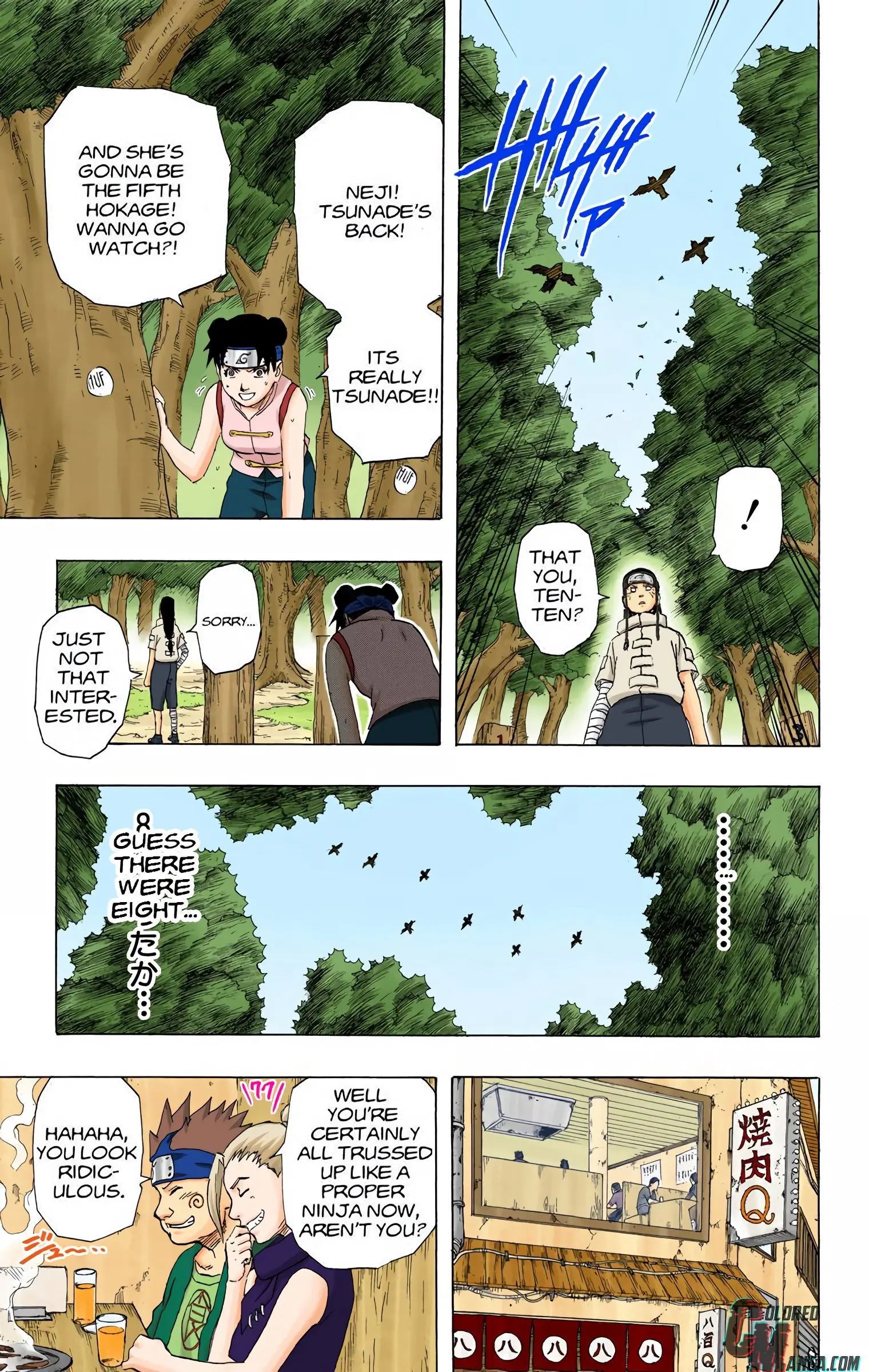 Naruto Colored Manga Online, chapter 172, page 17