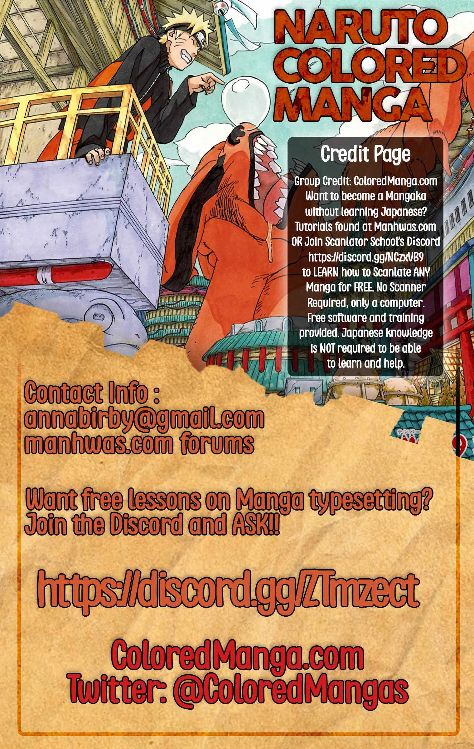 Naruto Colored Manga Online, chapter 173, page 20