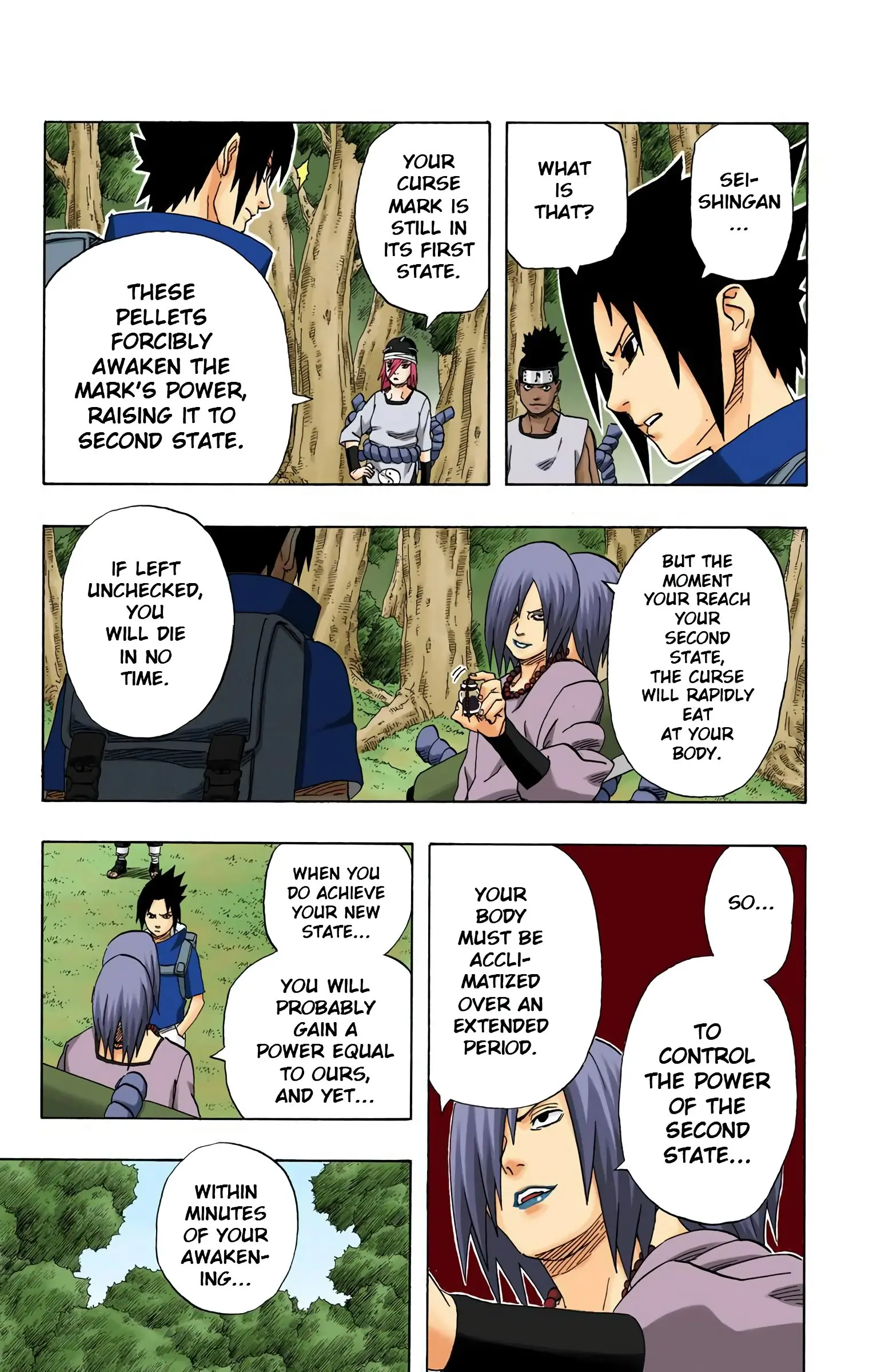 Naruto Colored Manga Online, chapter 184, page 3