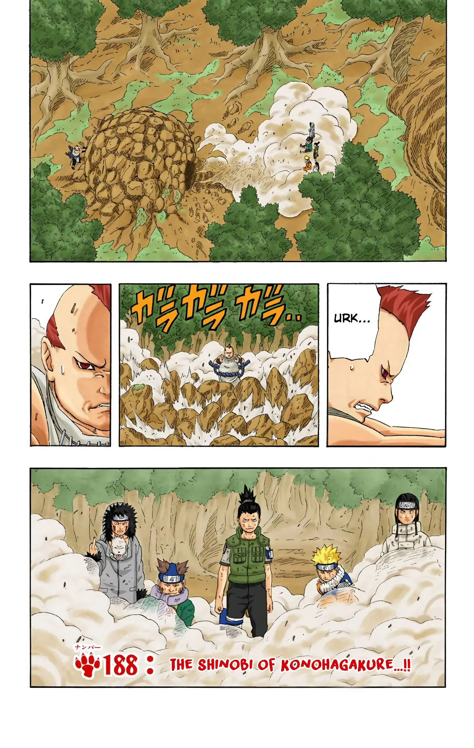 Naruto Colored Manga Online, chapter 188, page 1