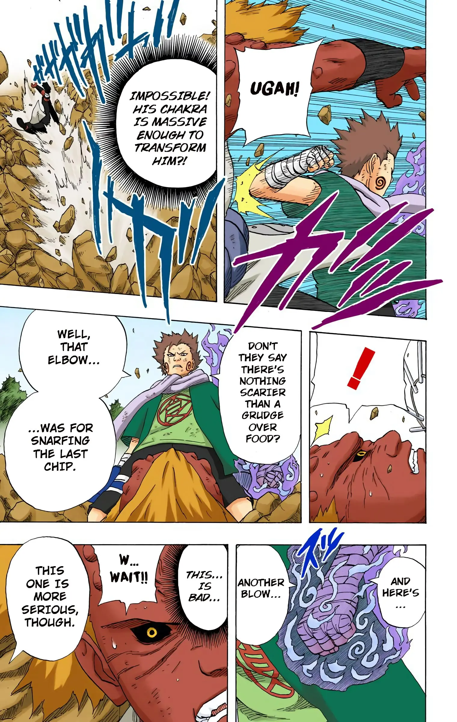 Naruto Colored Manga Online, chapter 190, page 17