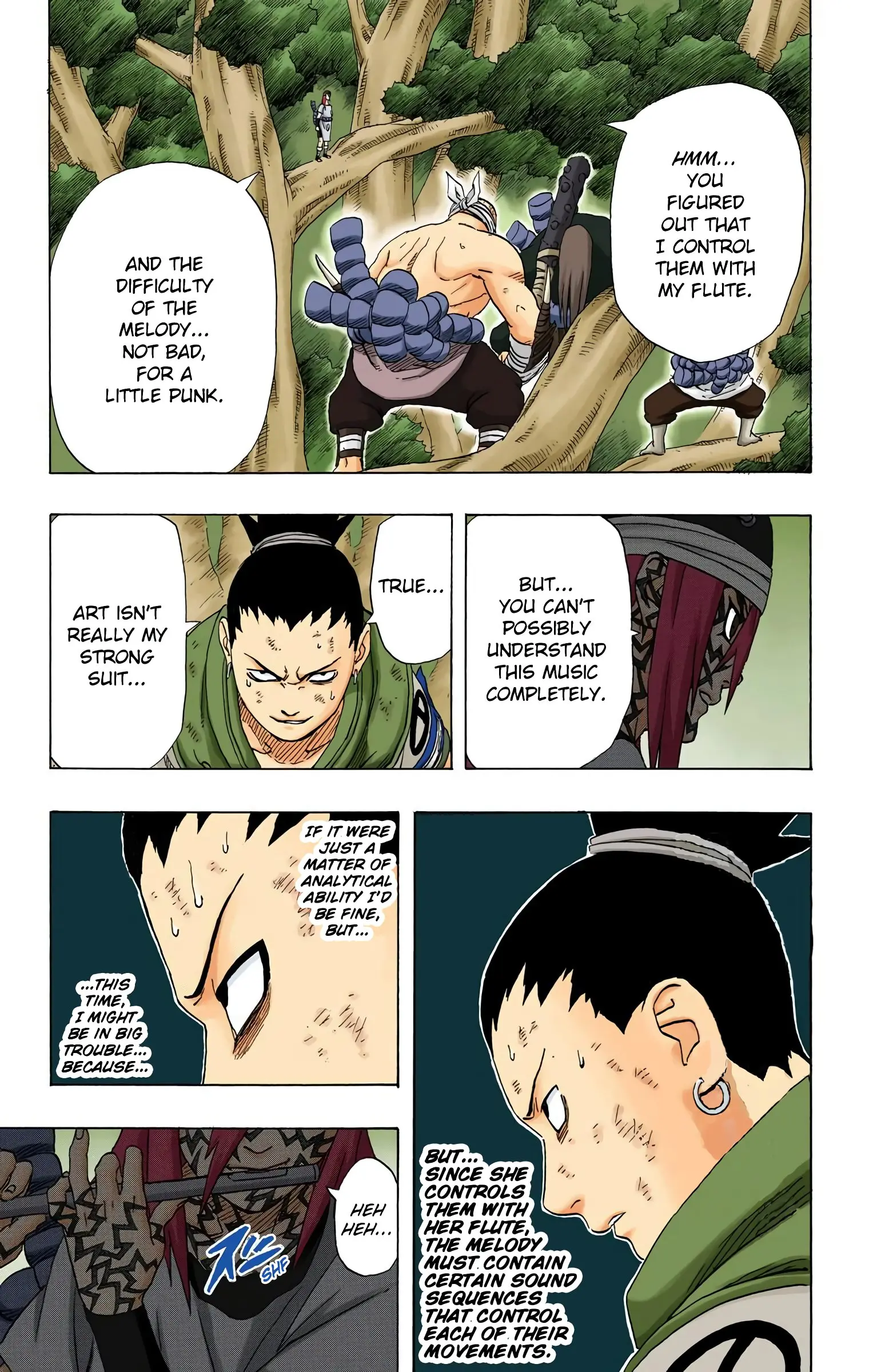 Naruto Colored Manga Online, chapter 206, page 17