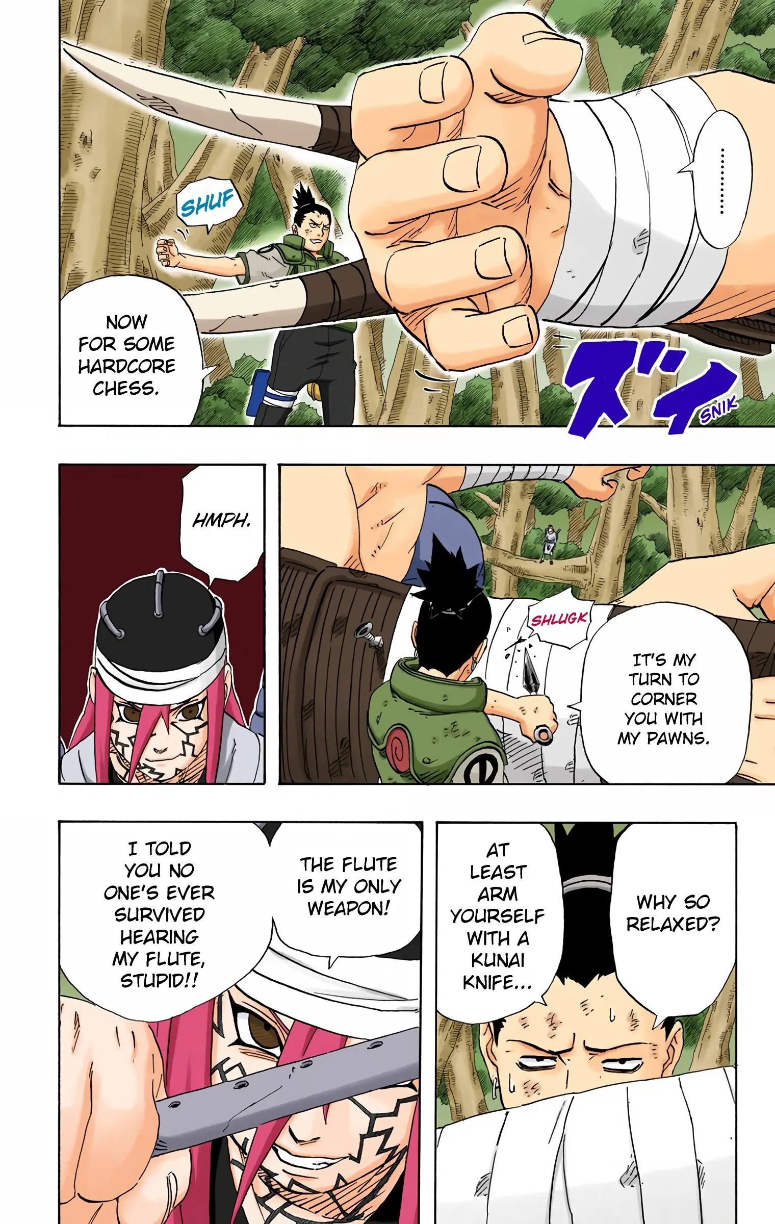 Naruto Colored Manga Online, chapter 208, page 4