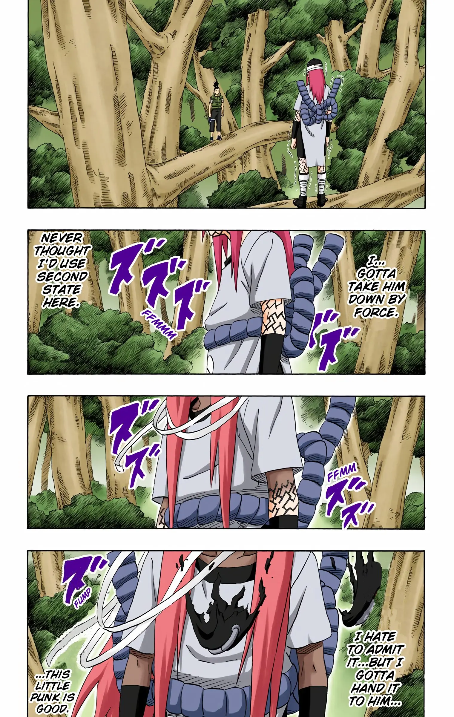 Naruto Colored Manga Online, chapter 208, page 9