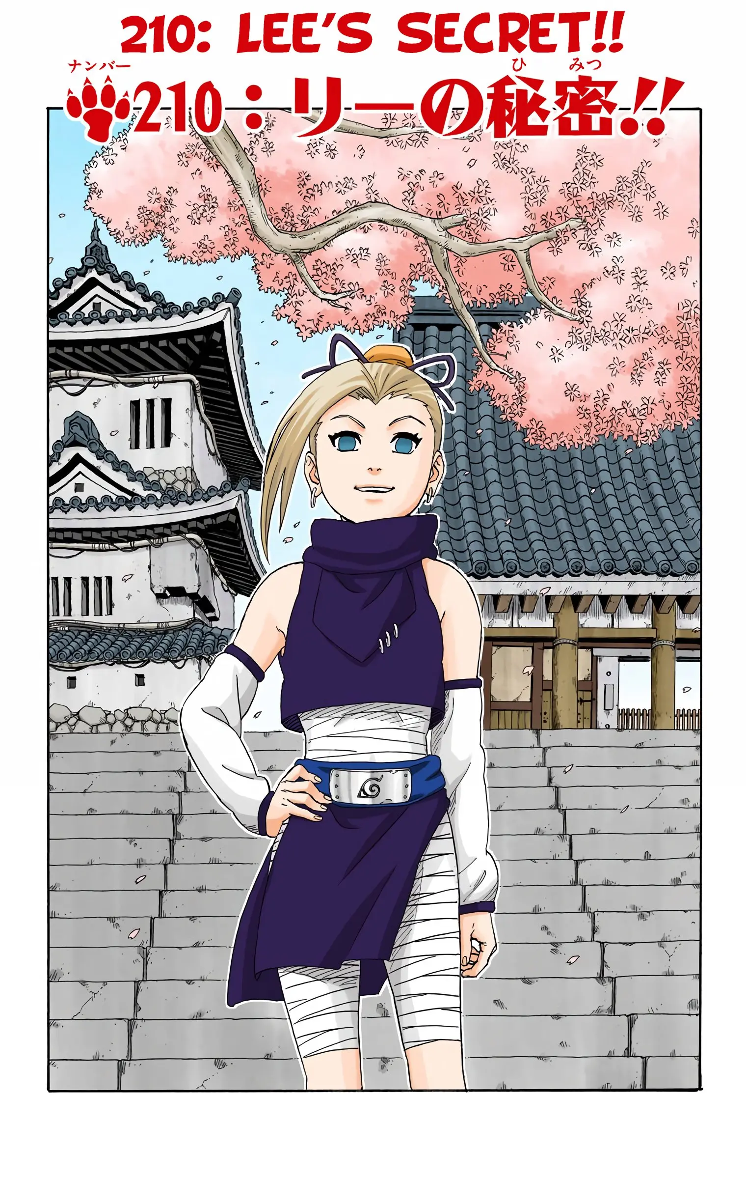 Naruto Colored Manga Online, chapter 210, page 1