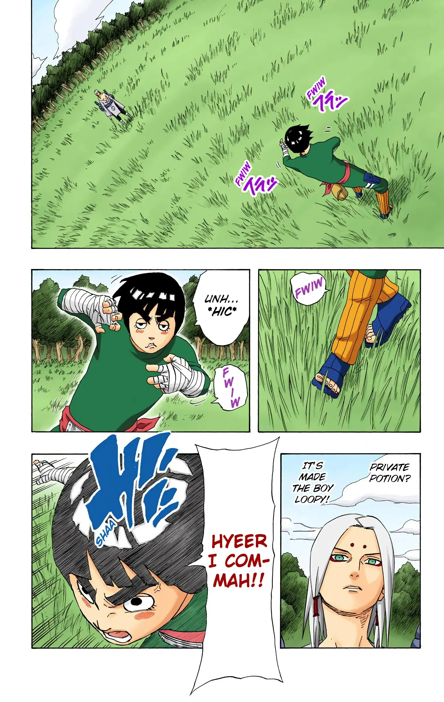 Naruto Colored Manga Online, chapter 211, page 4