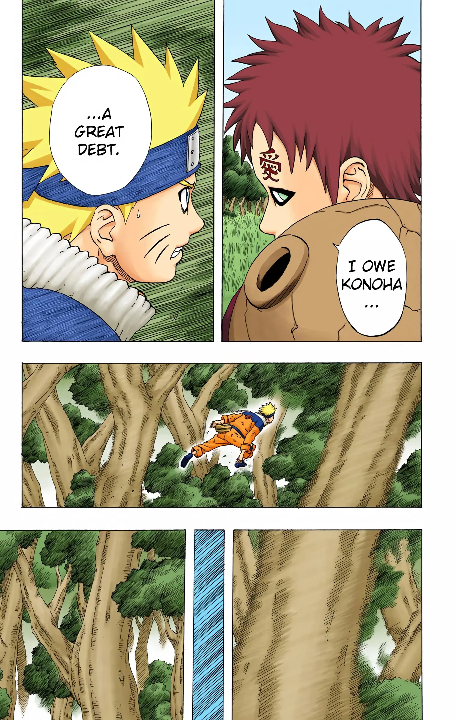 Naruto Colored Manga Online, chapter 213, page 8