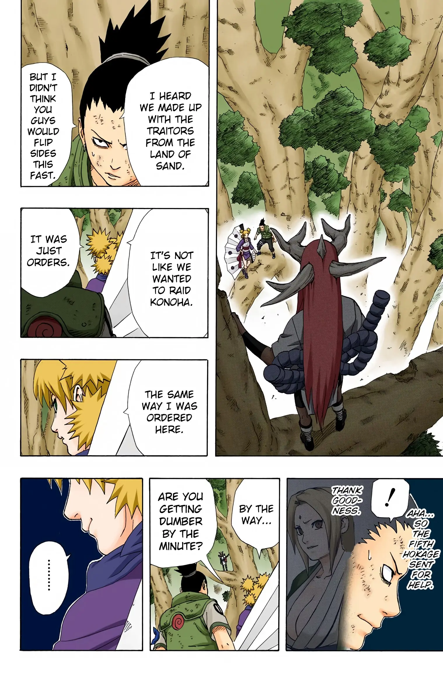 Naruto Colored Manga Online, chapter 213, page 9