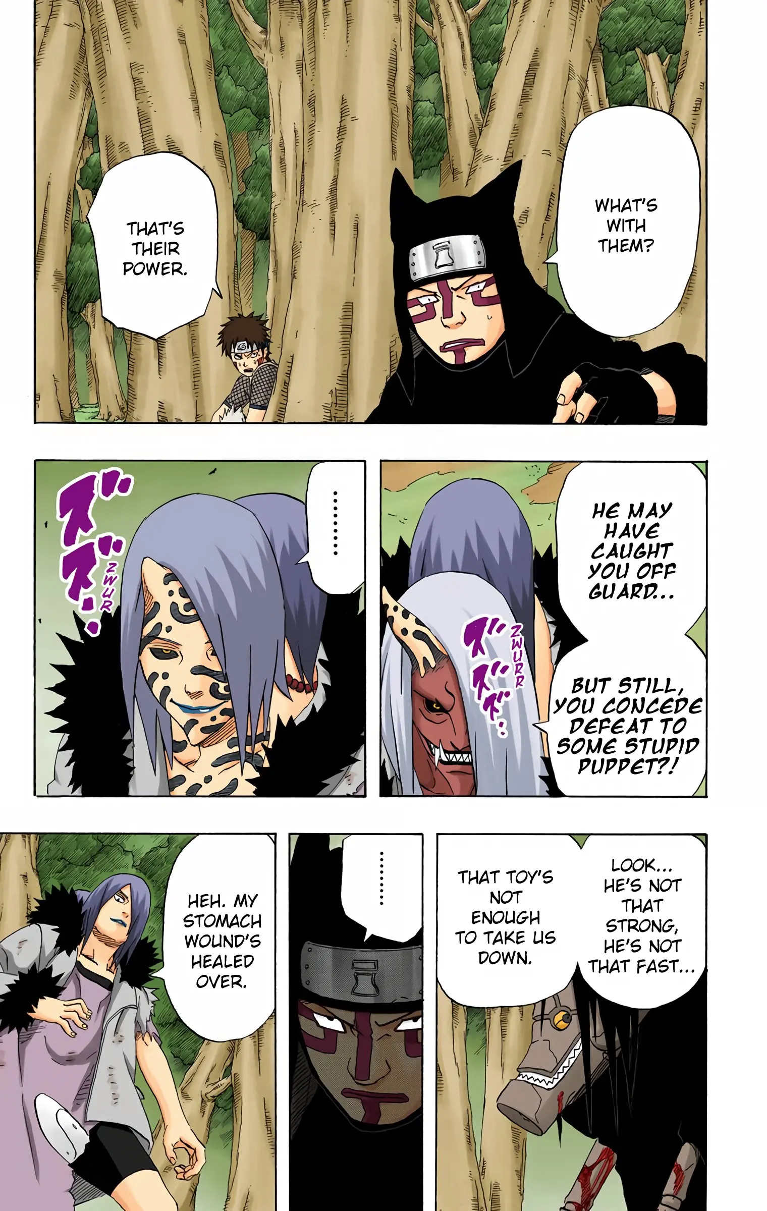 Naruto Colored Manga Online, chapter 214, page 5