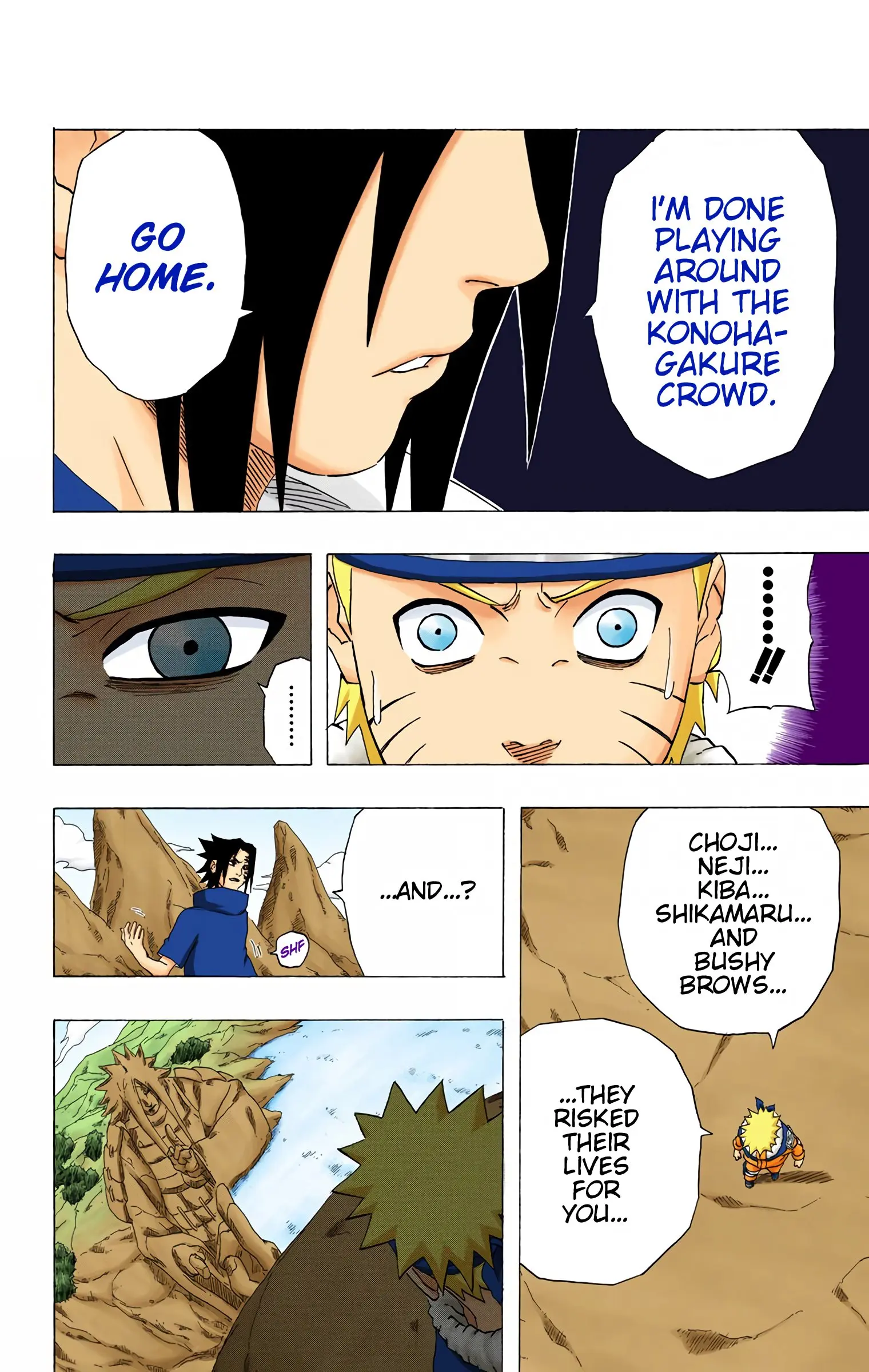 Naruto Colored Manga Online, chapter 218, page 18