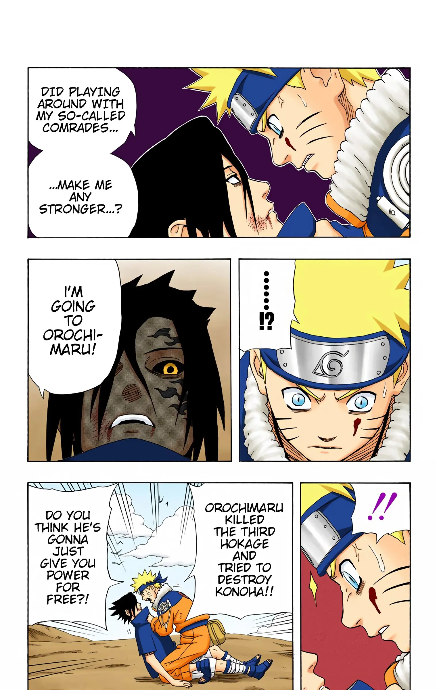 Naruto Colored Manga Online, chapter 218, page 23
