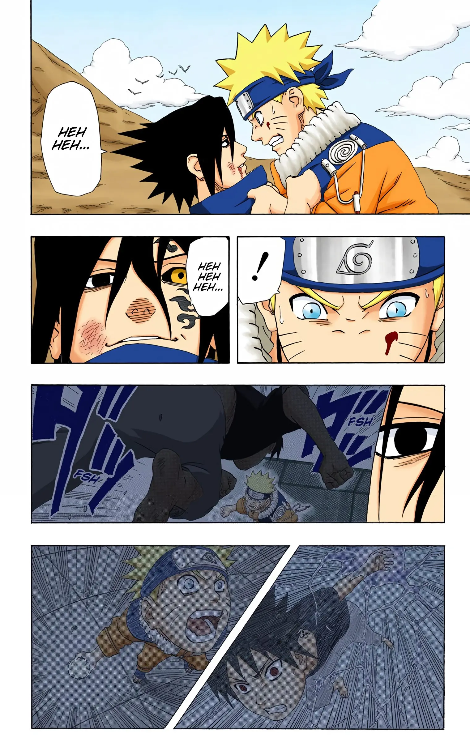 Naruto Colored Manga Online, chapter 219, page 2