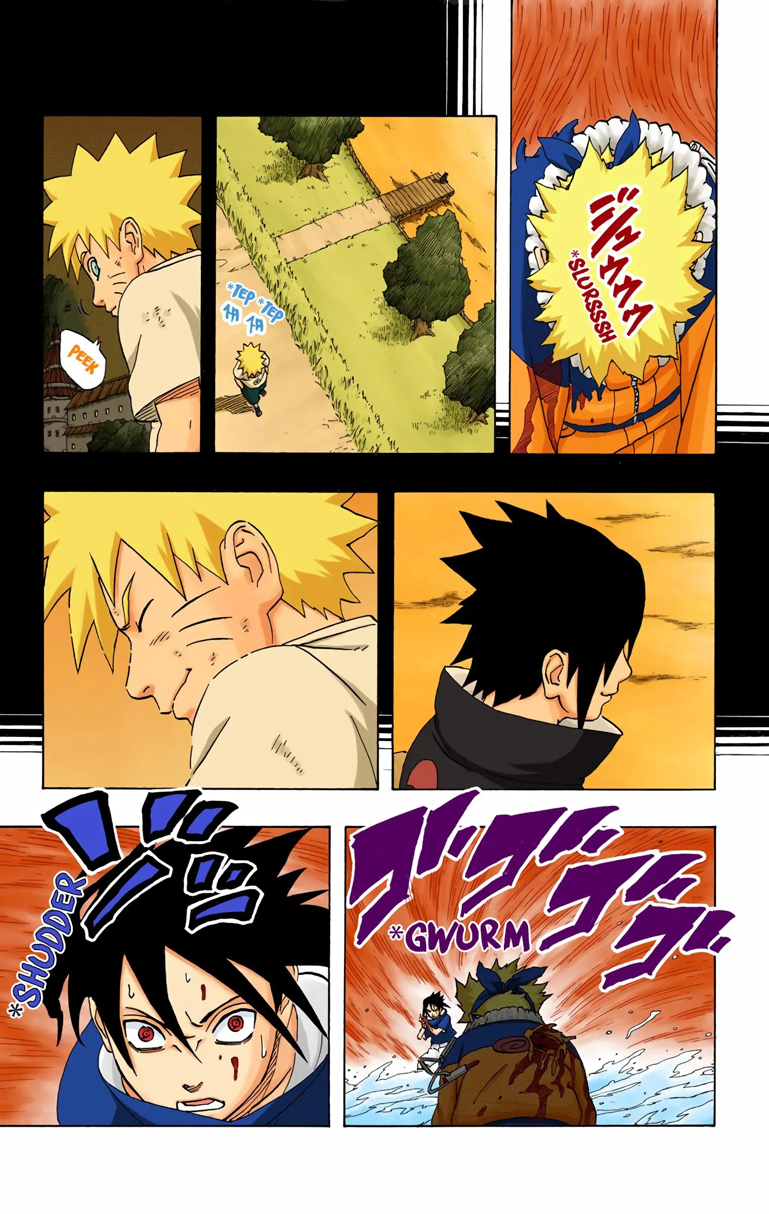 Naruto Colored Manga Online, chapter 228, page 14