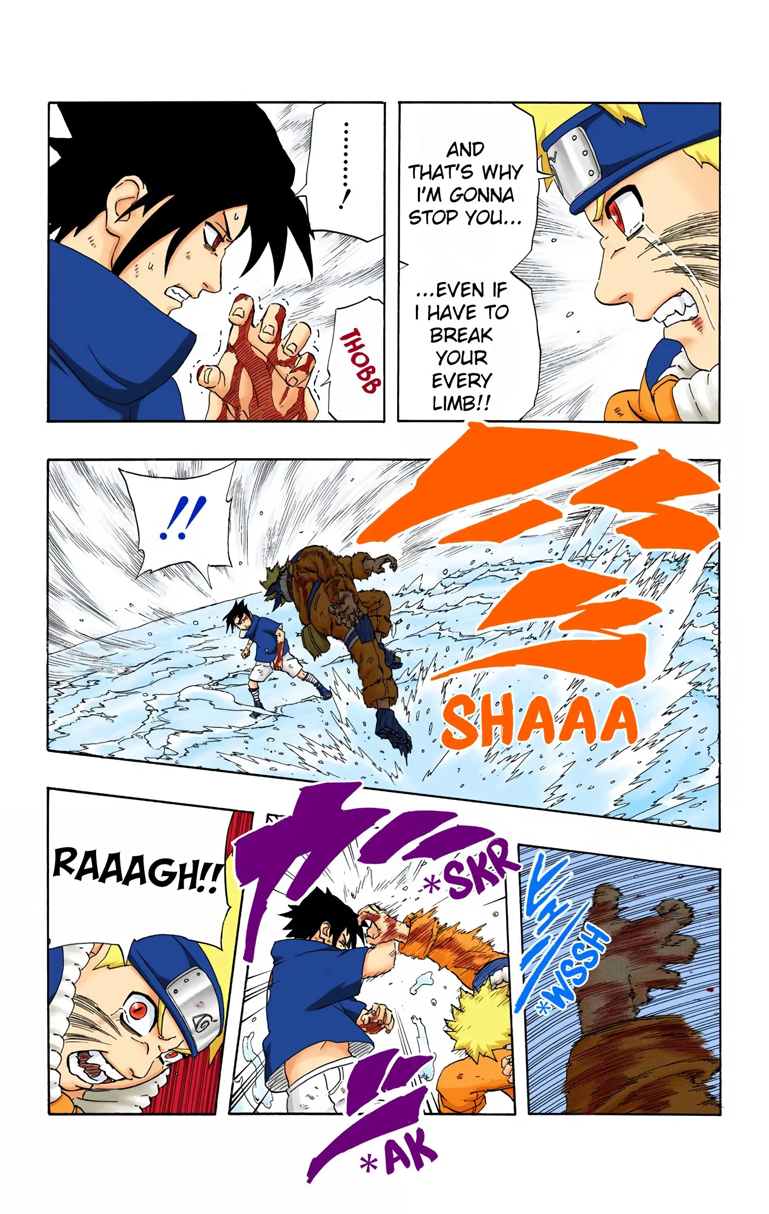 Naruto Colored Manga Online, chapter 229, page 3
