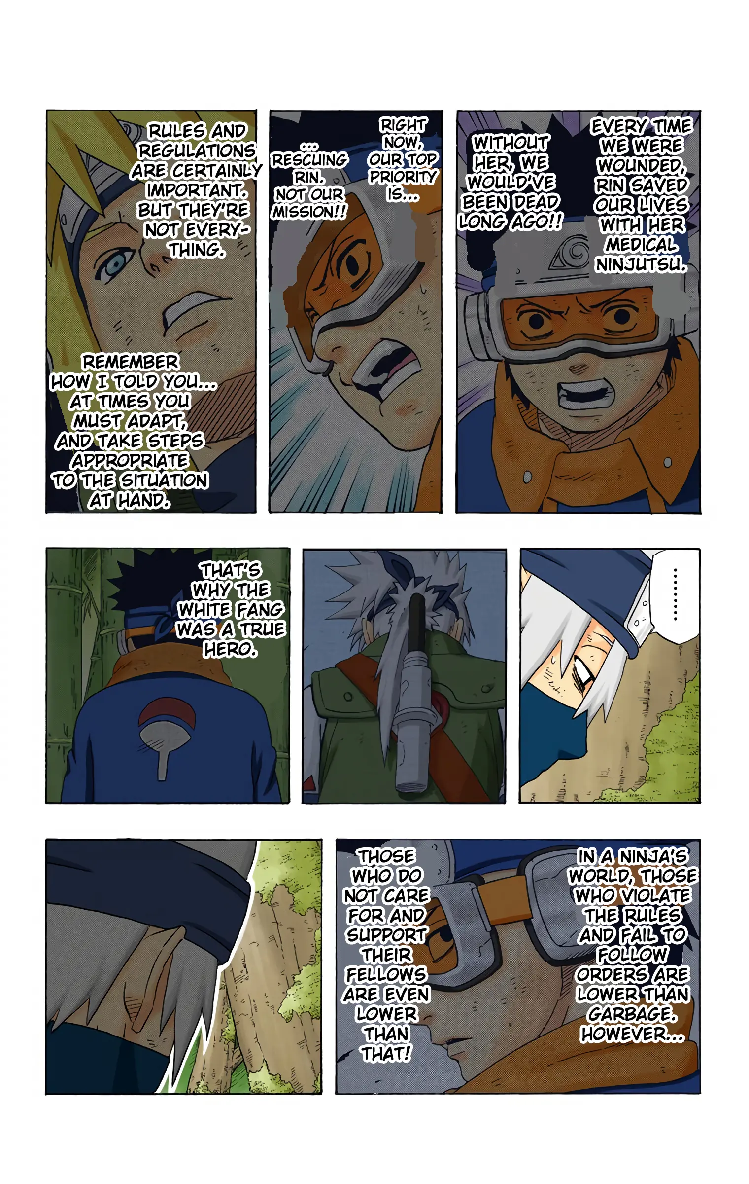 Naruto Colored Manga Online, chapter 242, page 6