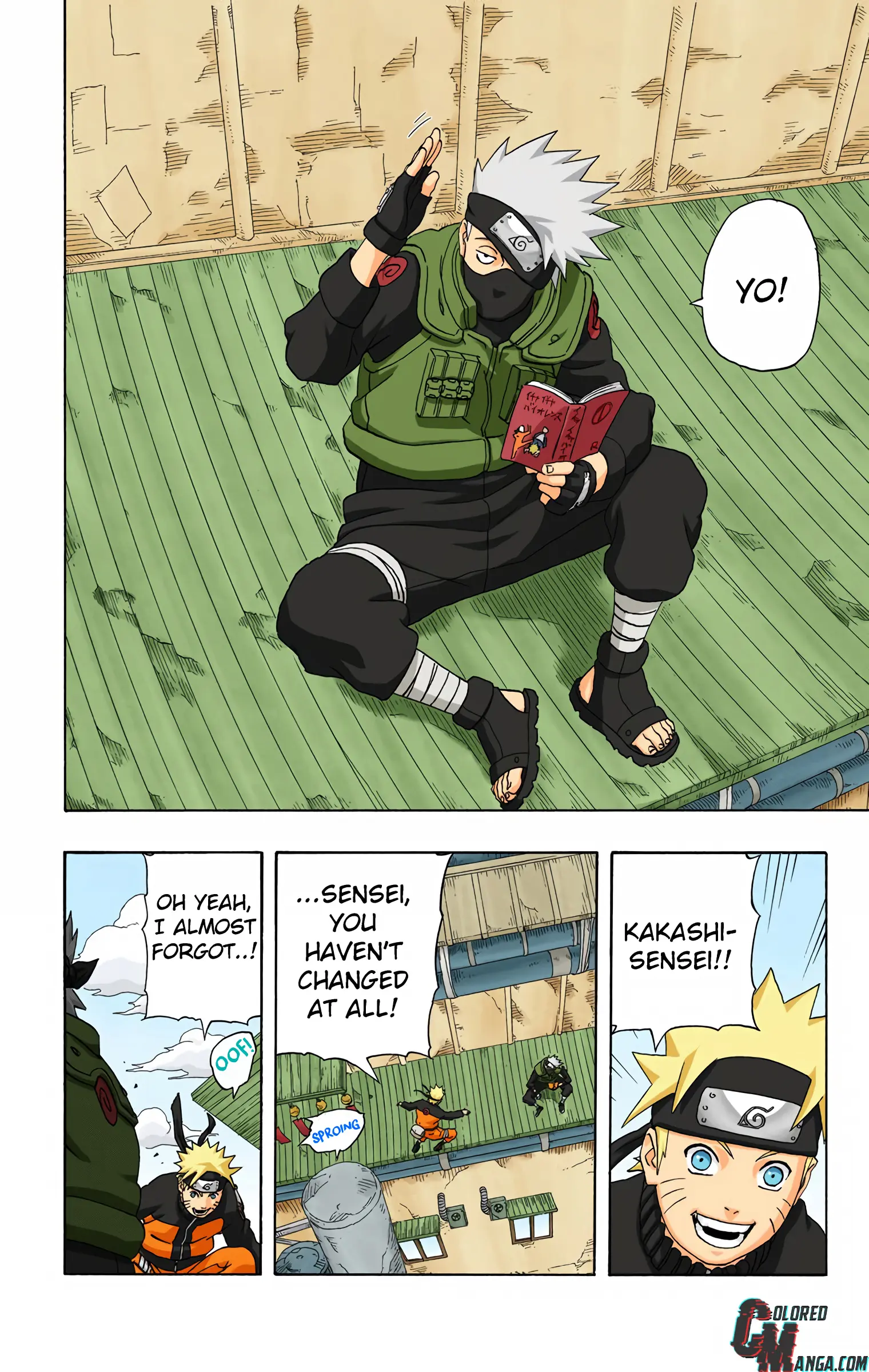 Naruto Colored Manga Online, chapter 245, page 14