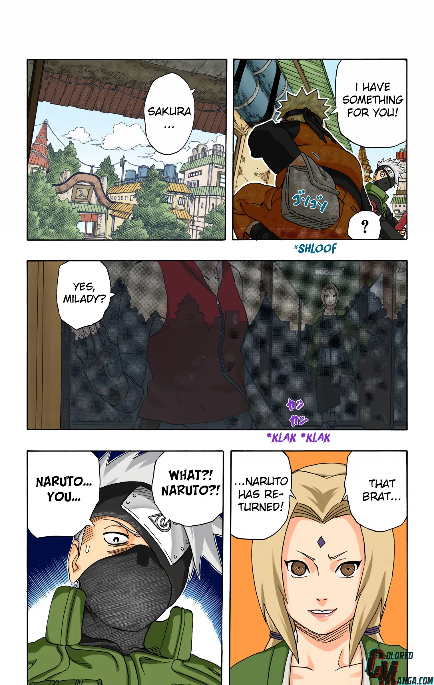 Naruto Colored Manga Online, chapter 245, page 15