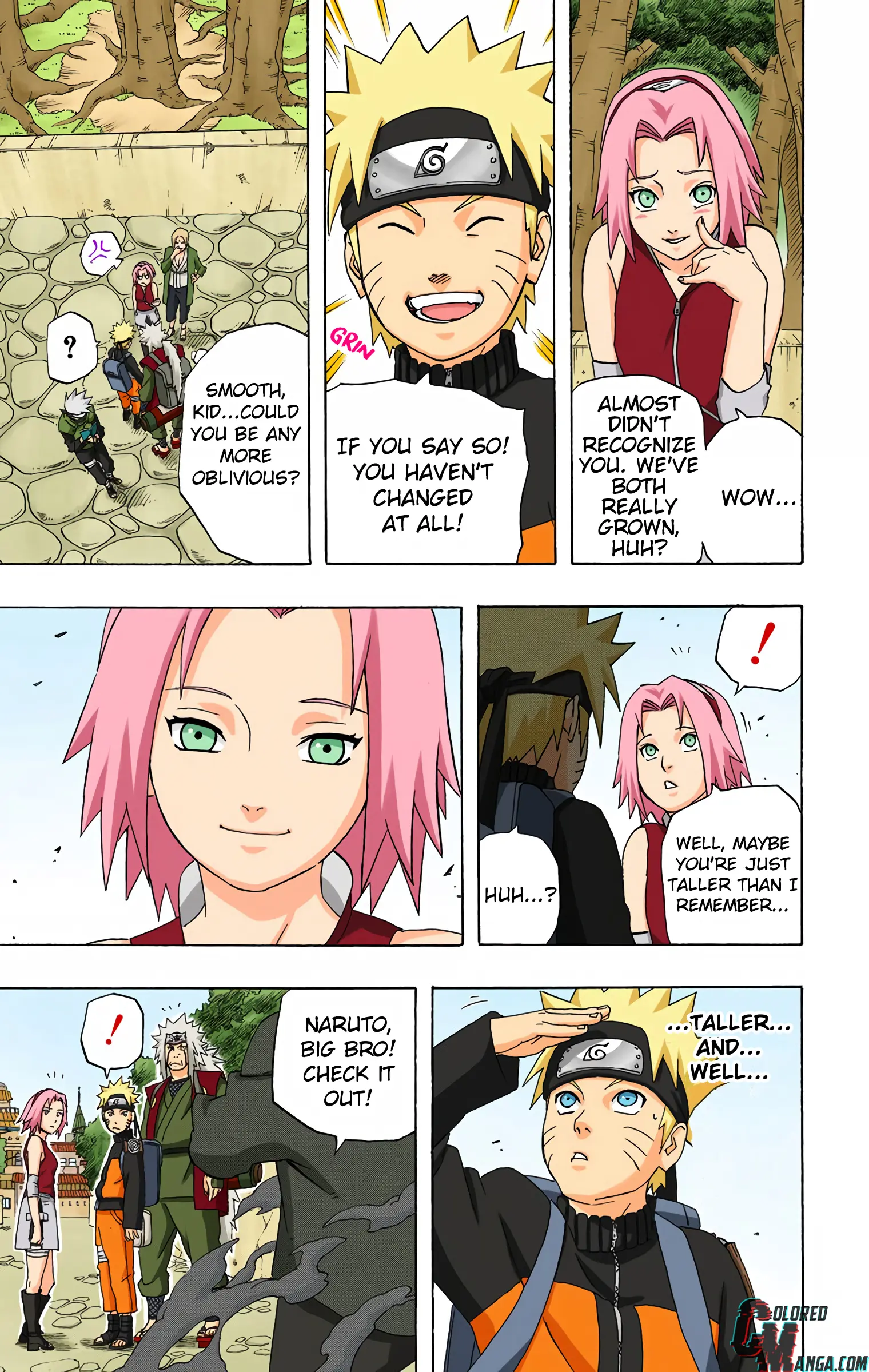 Naruto Colored Manga Online, chapter 245, page 19