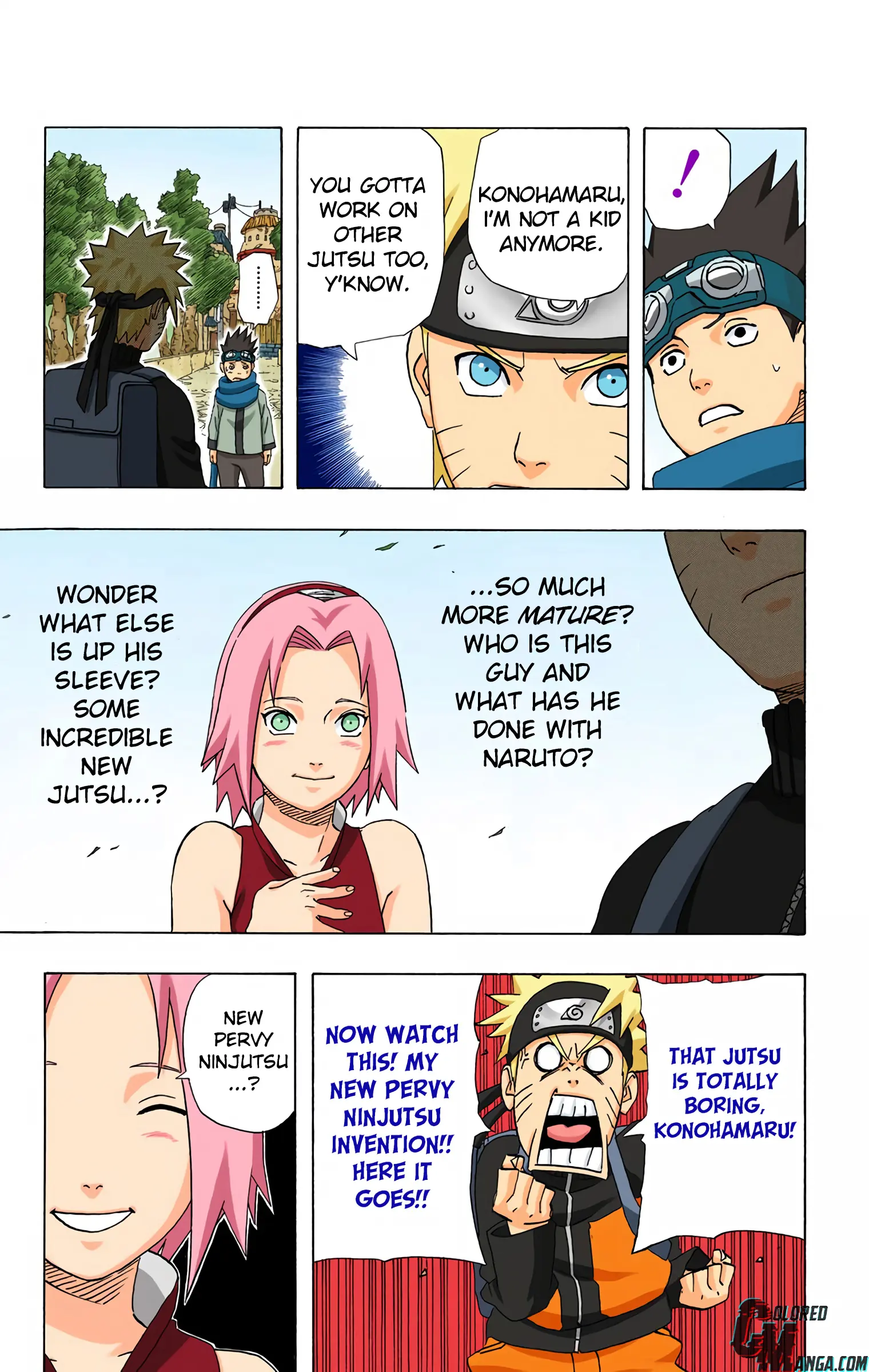 Naruto Colored Manga Online, chapter 245, page 21
