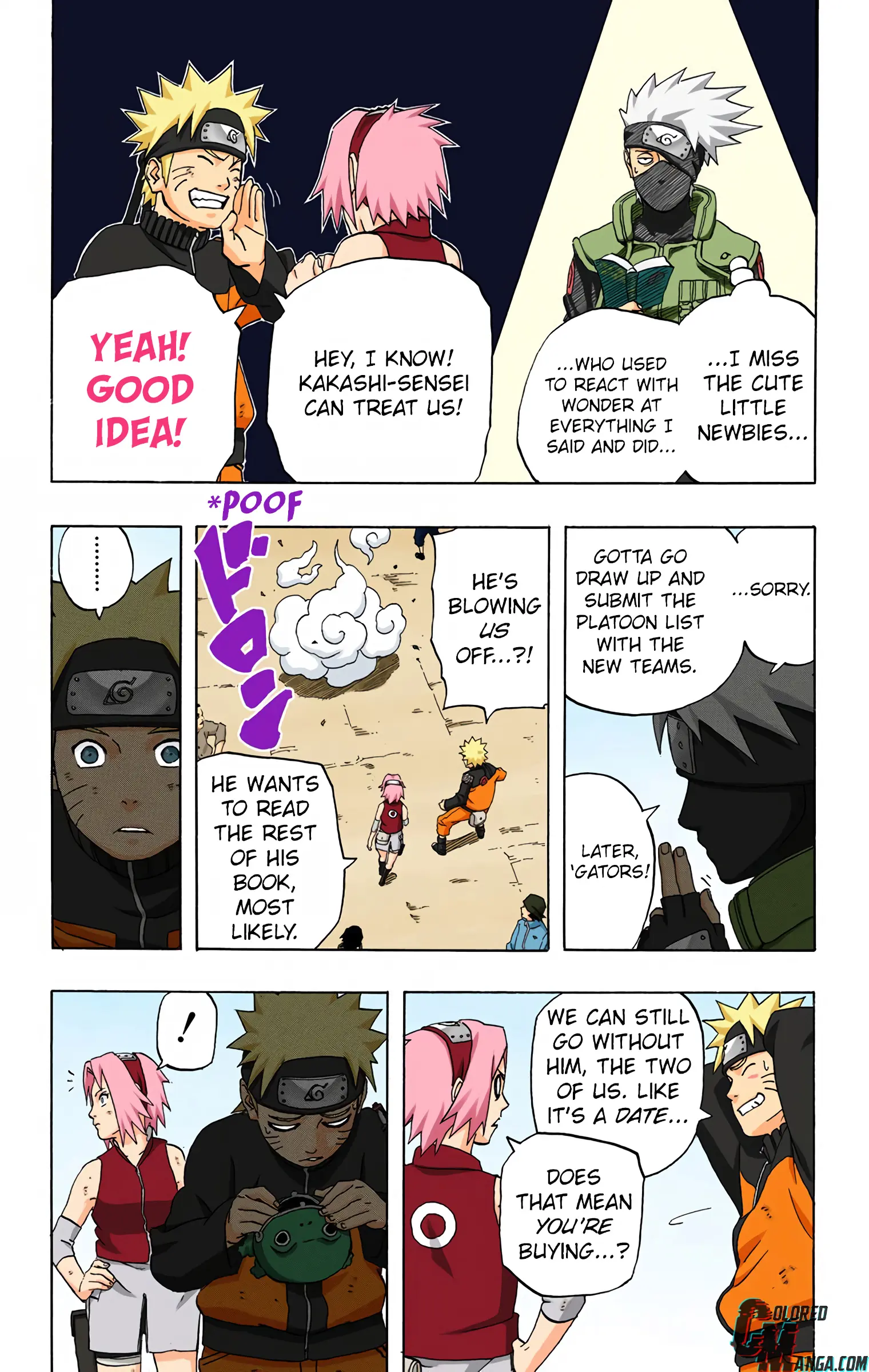 Naruto Colored Manga Online, chapter 247, page 3