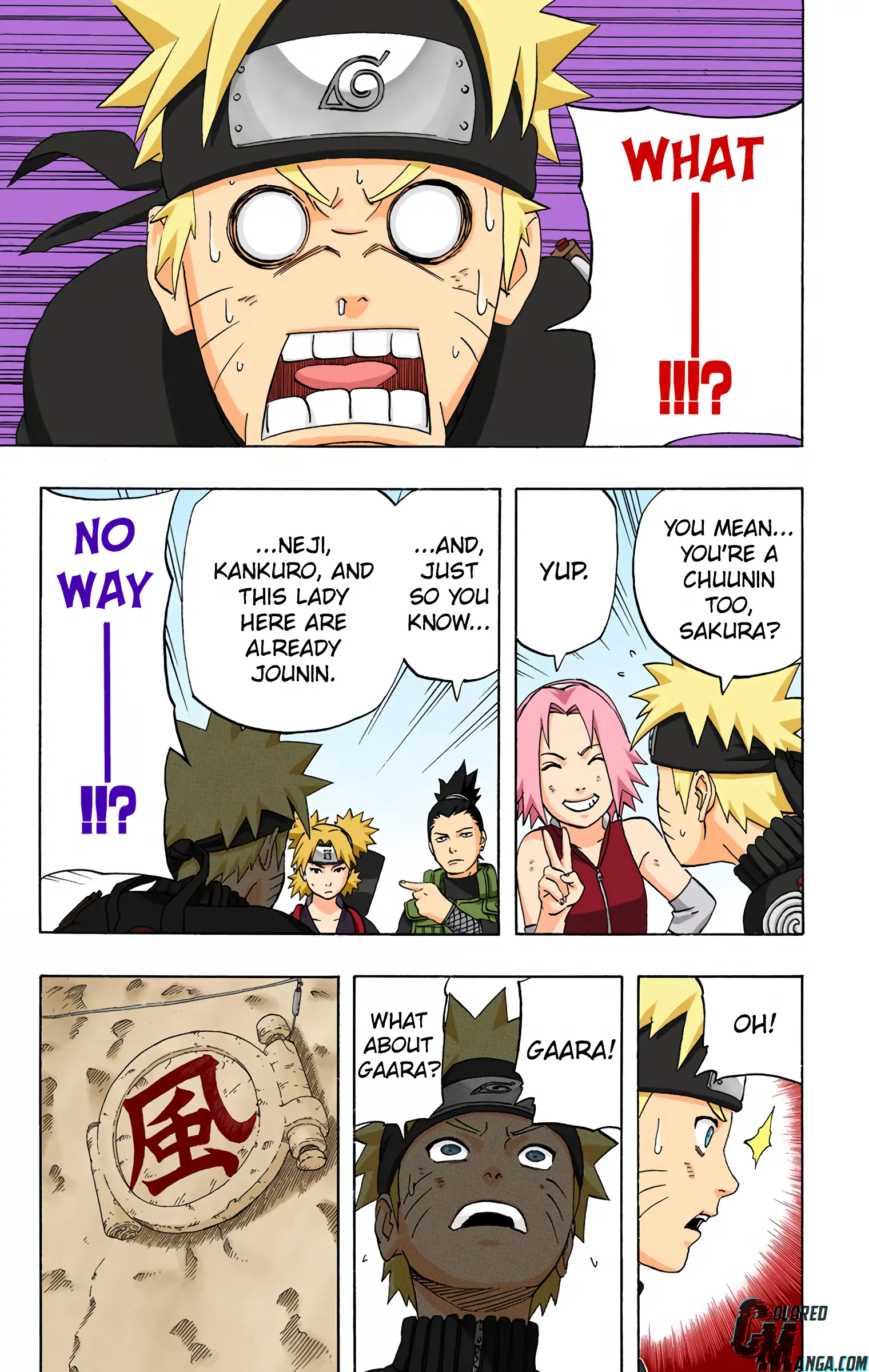 Naruto Colored Manga Online, chapter 247, page 7
