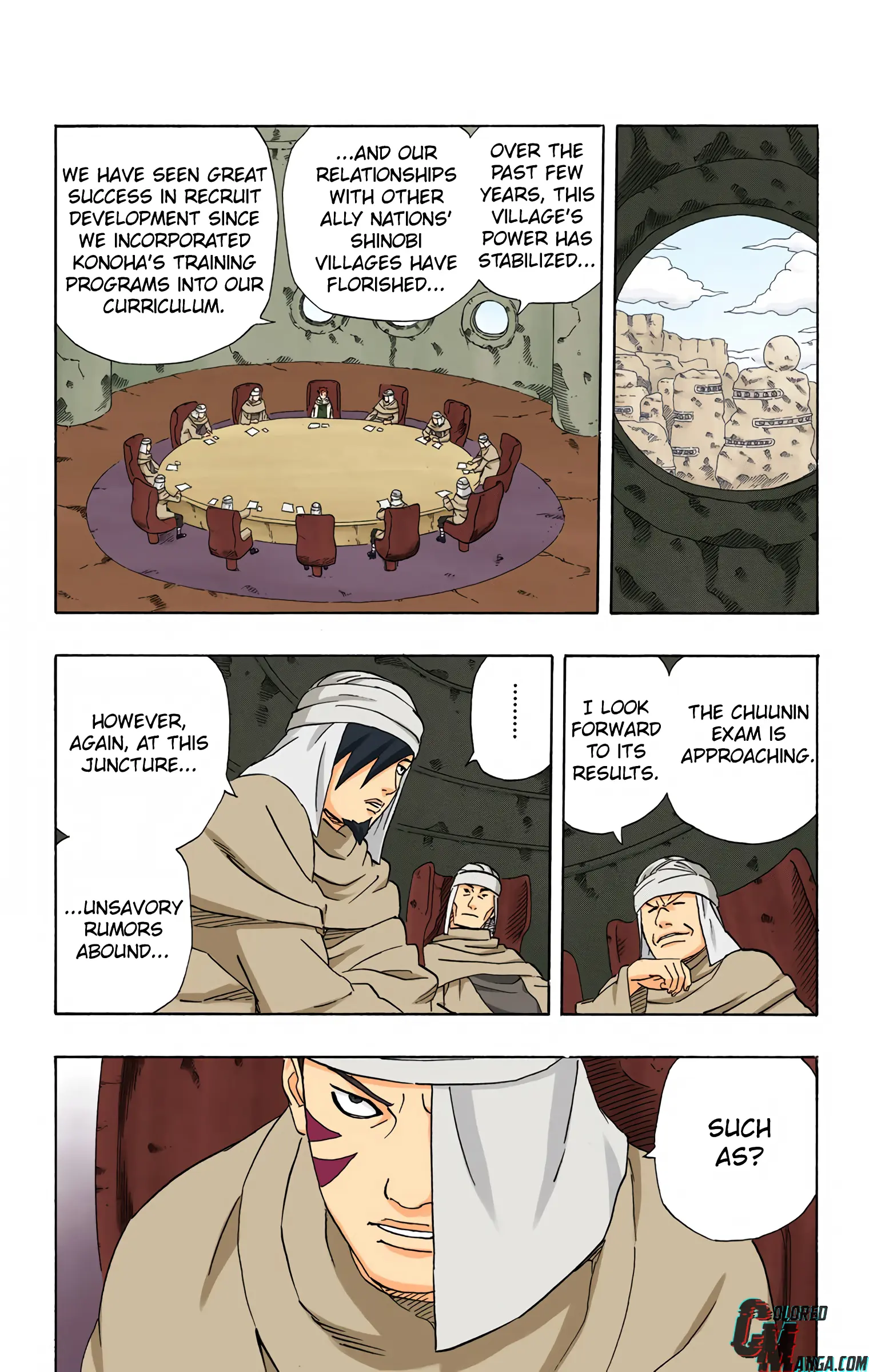 Naruto Colored Manga Online, chapter 247, page 9