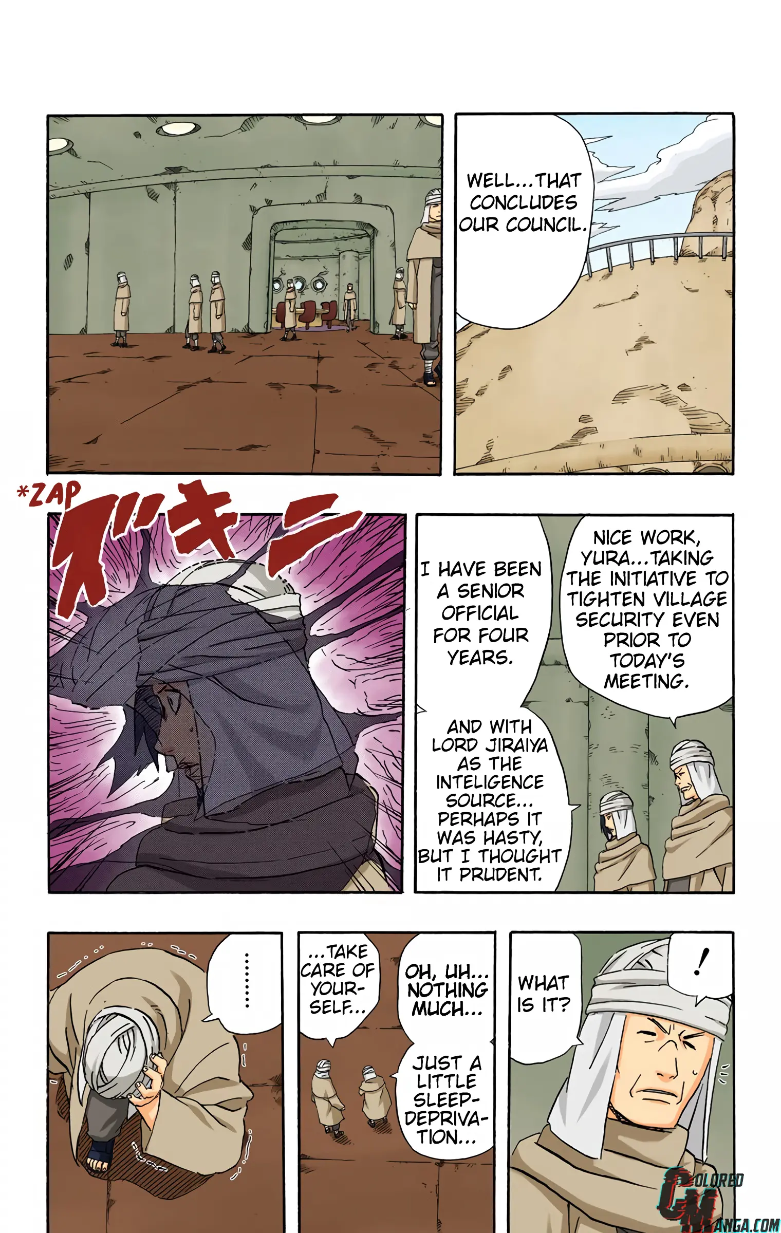Naruto Colored Manga Online, chapter 247, page 11