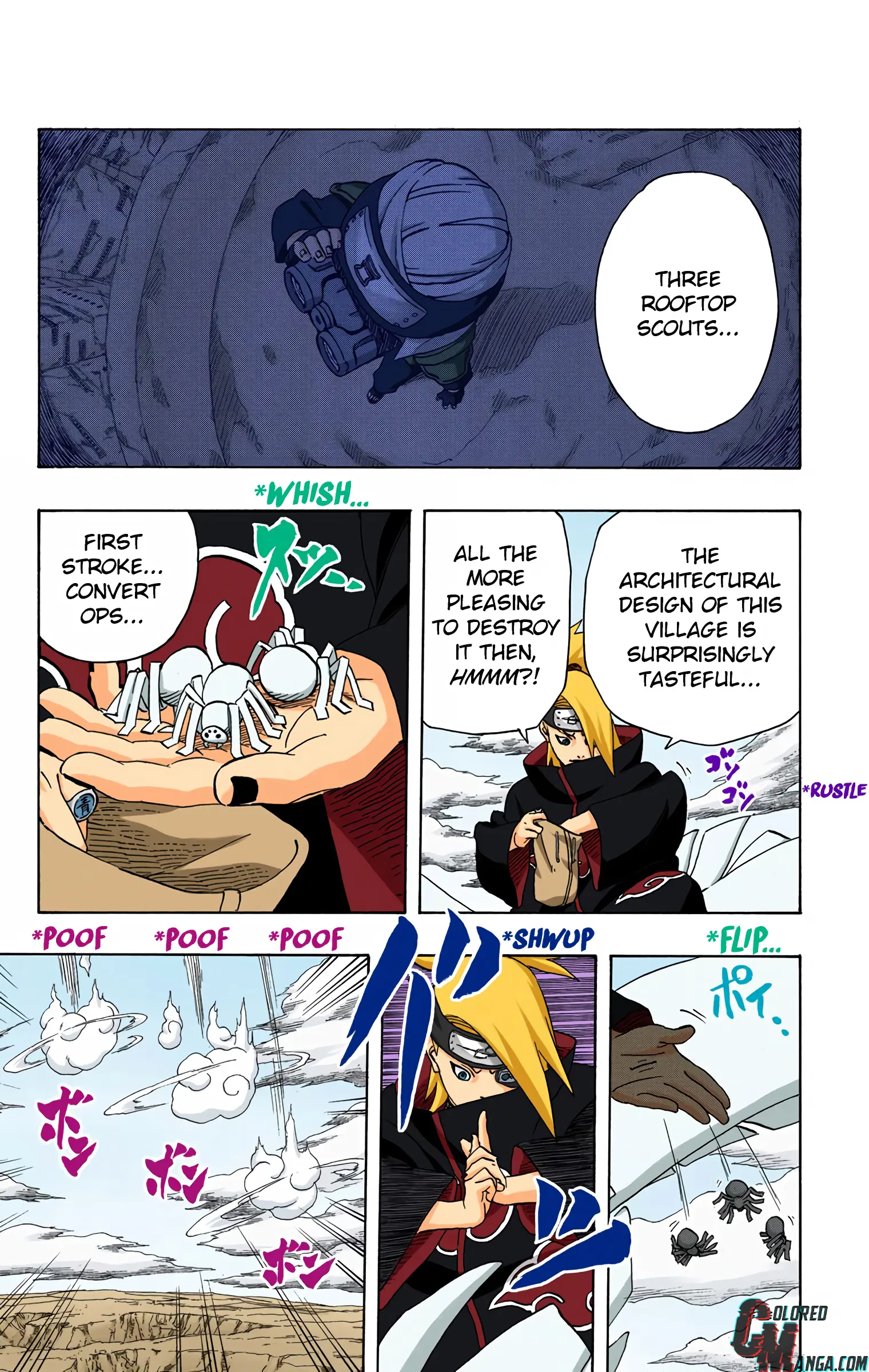 Naruto Colored Manga Online, chapter 248, page 3
