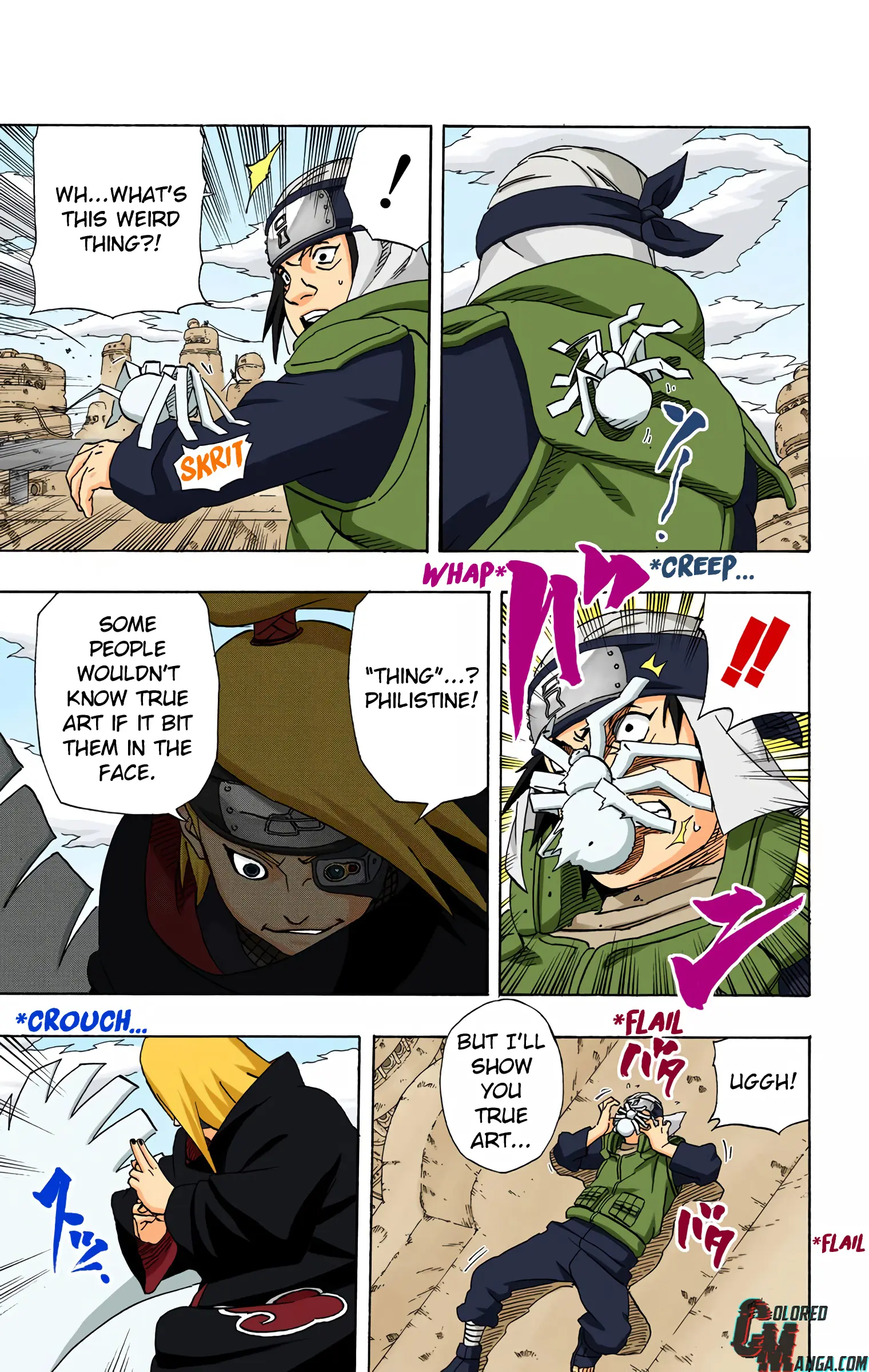 Naruto Colored Manga Online, chapter 248, page 5