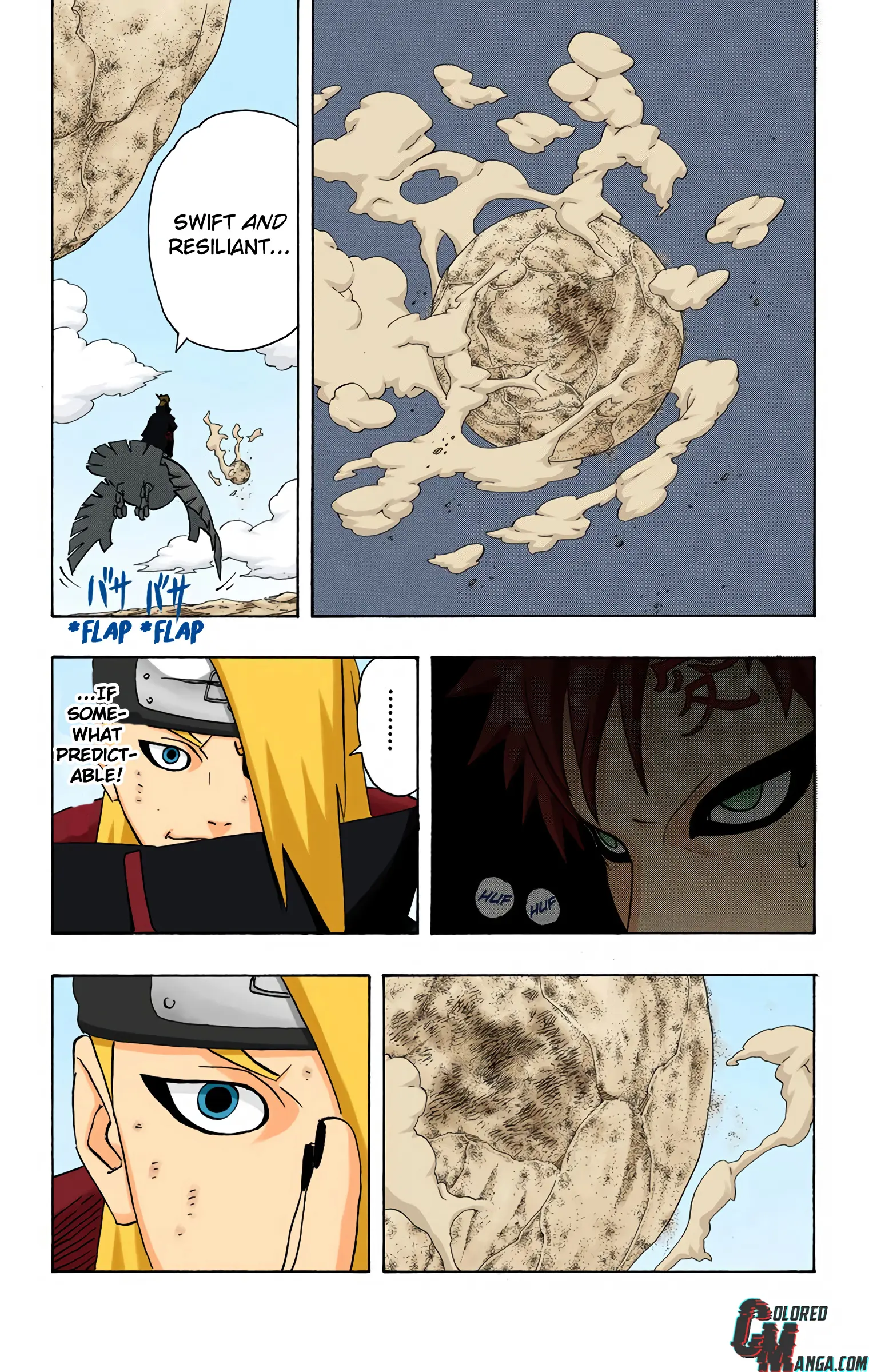 Naruto Colored Manga Online, chapter 249, page 15