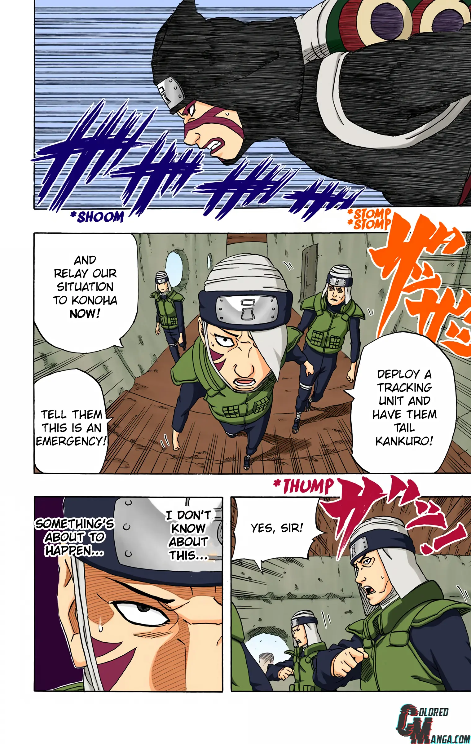 Naruto Colored Manga Online, chapter 250, page 4