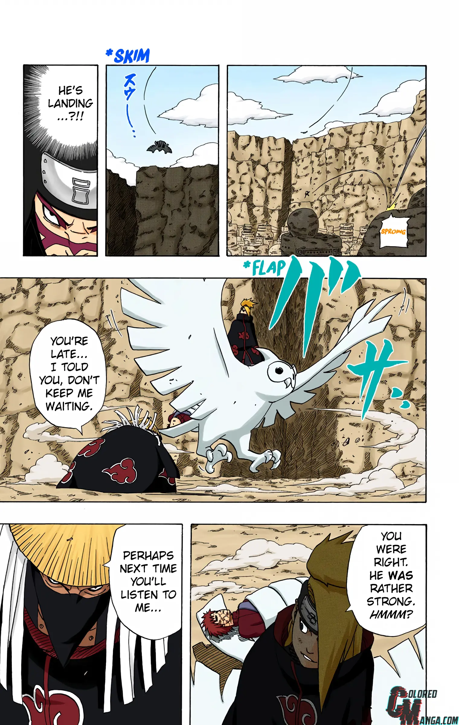 Naruto Colored Manga Online, chapter 250, page 5