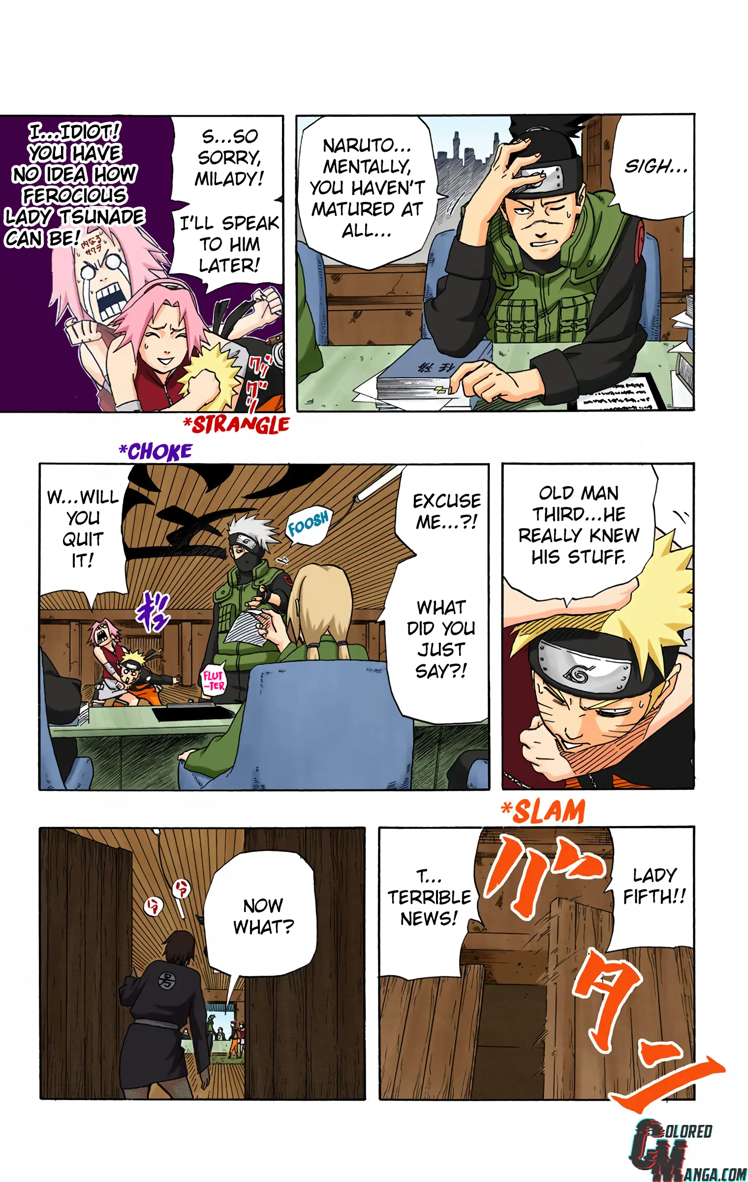 Naruto Colored Manga Online, chapter 250, page 16
