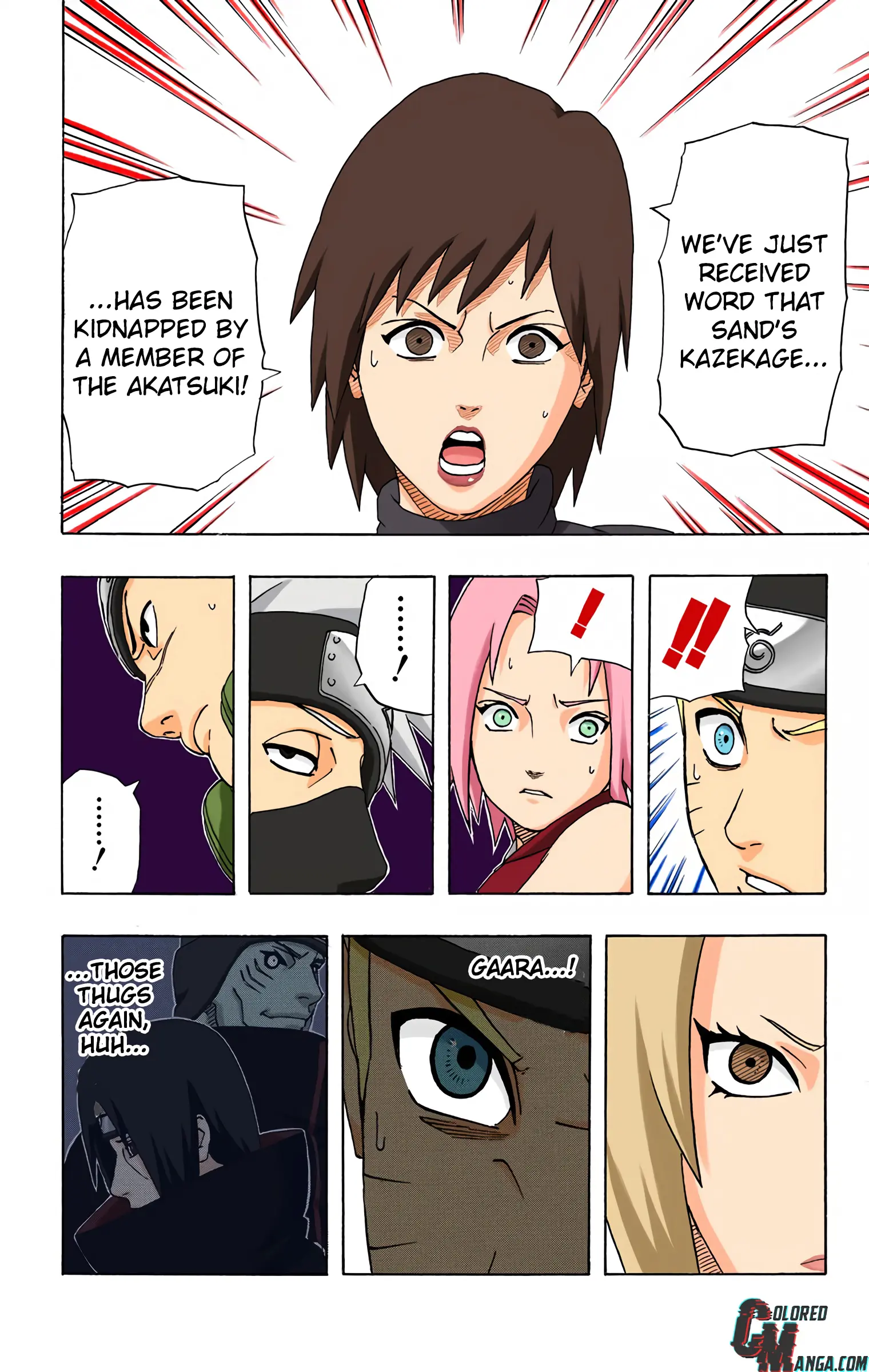 Naruto Colored Manga Online, chapter 250, page 17