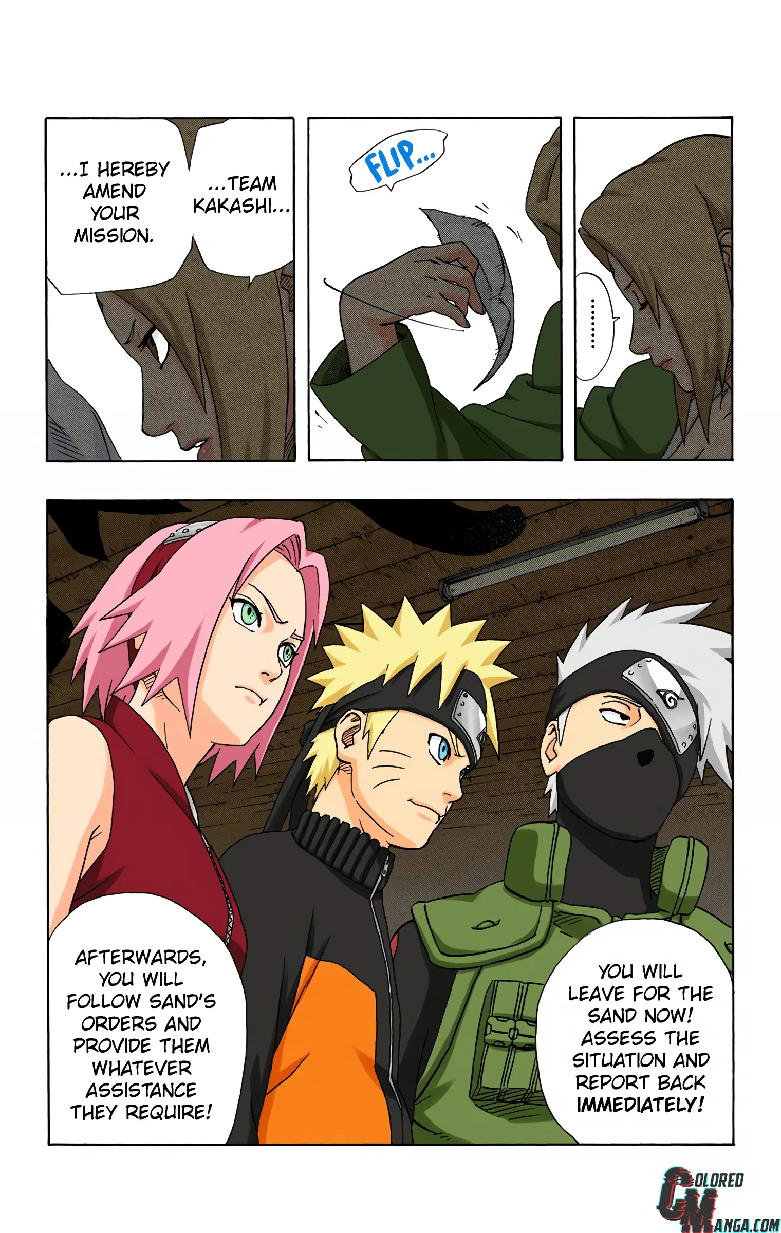 Naruto Colored Manga Online, chapter 250, page 18