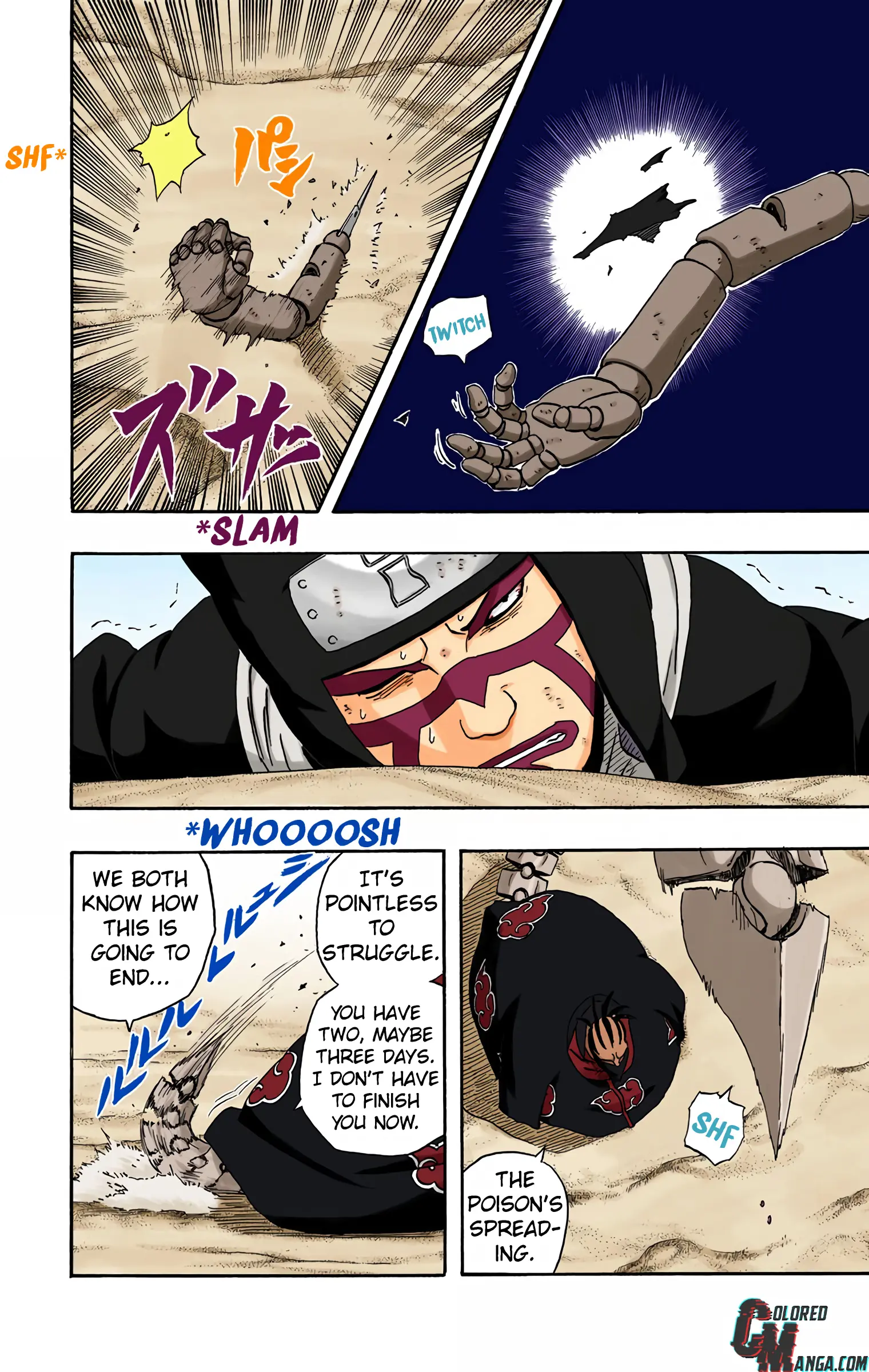 Naruto Colored Manga Online, chapter 251, page 8