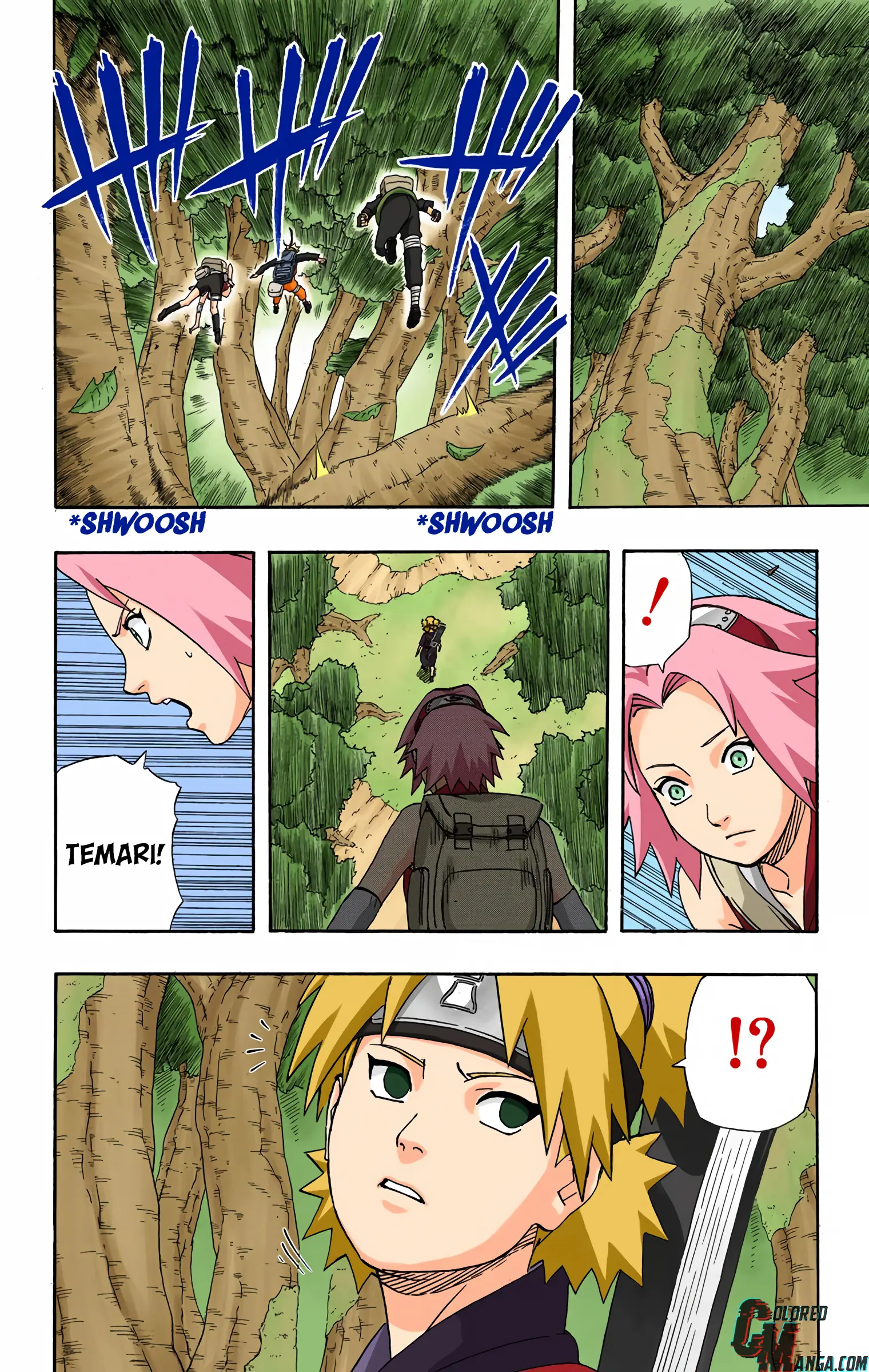 Naruto Colored Manga Online, chapter 251, page 18