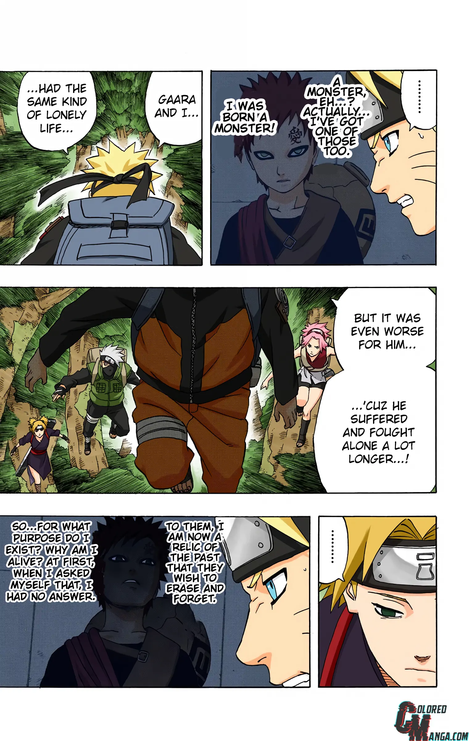 Naruto Colored Manga Online, chapter 252, page 7