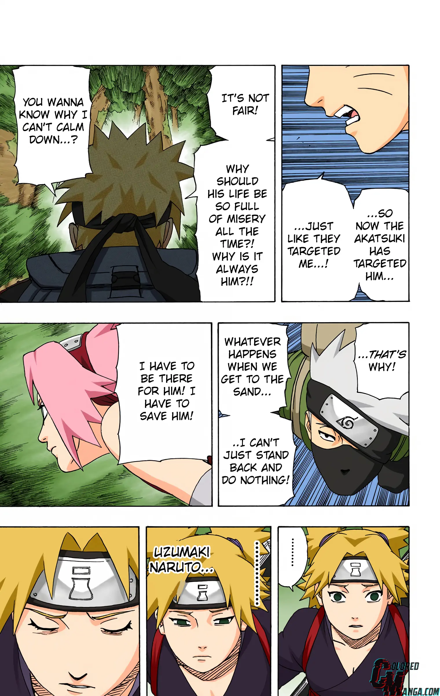 Naruto Colored Manga Online, chapter 252, page 9