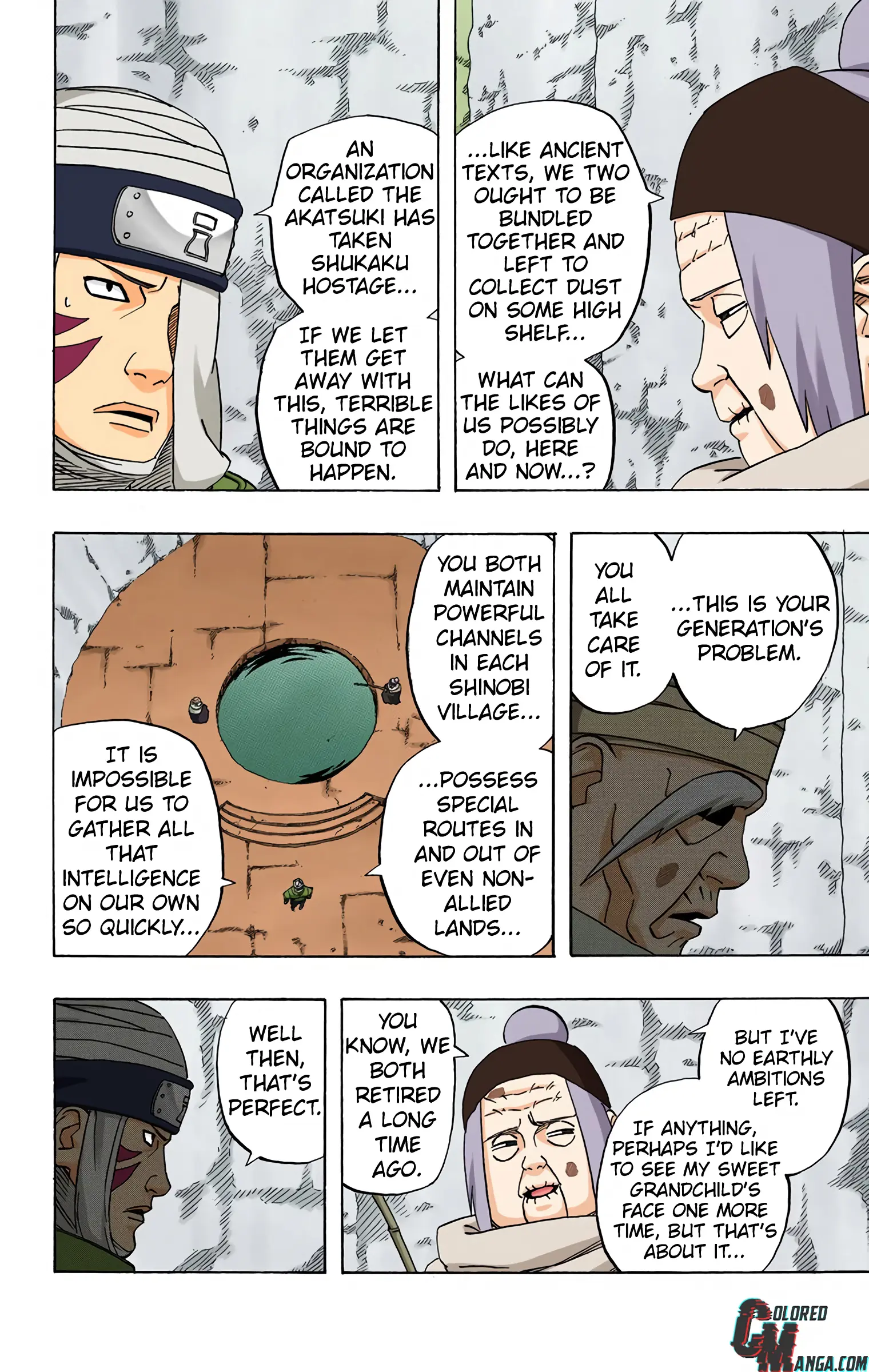 Naruto Colored Manga Online, chapter 252, page 14