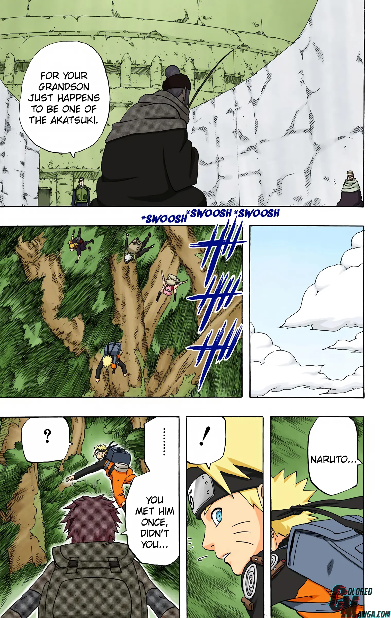 Naruto Colored Manga Online, chapter 252, page 15