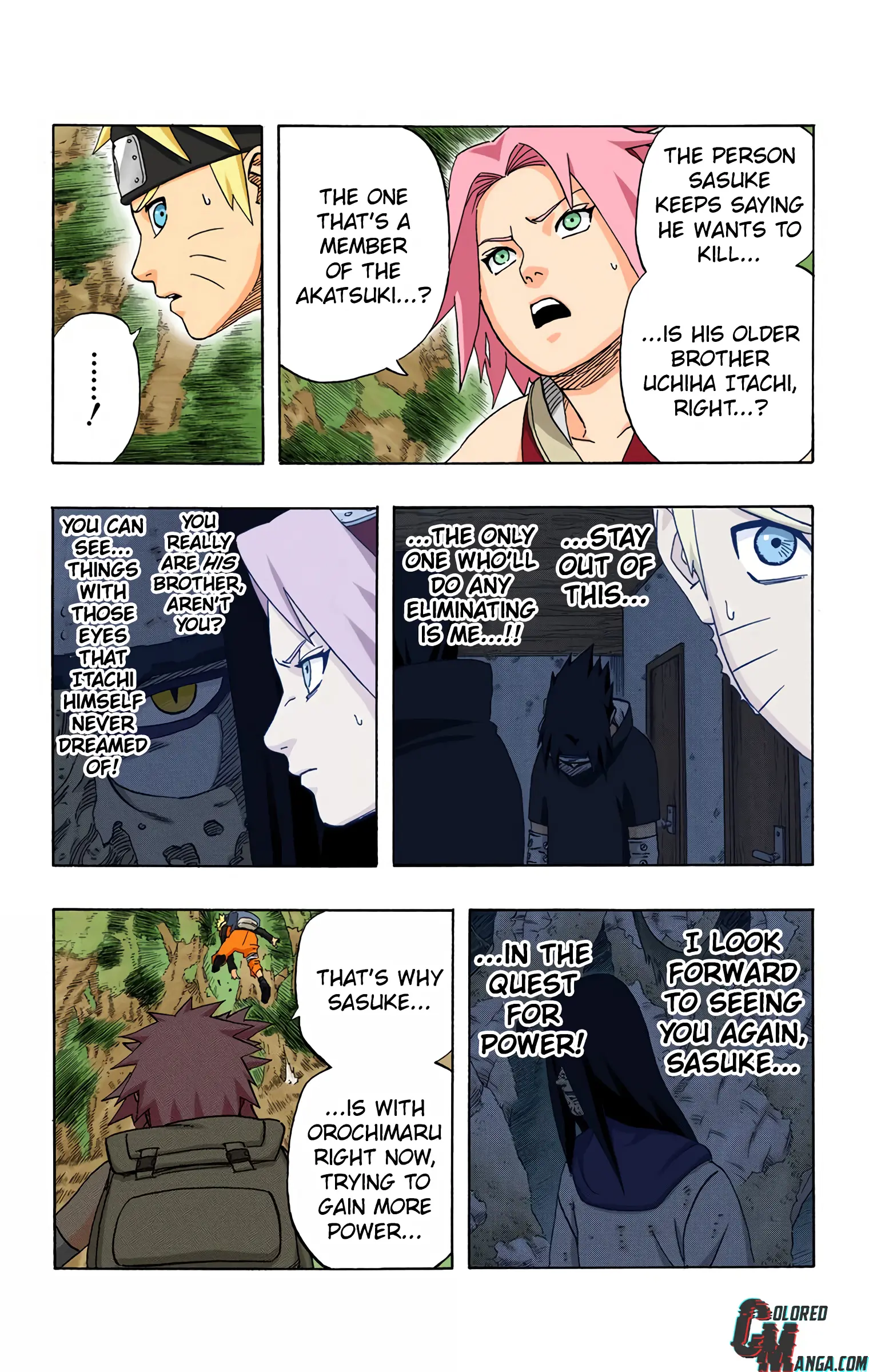 Naruto Colored Manga Online, chapter 252, page 17