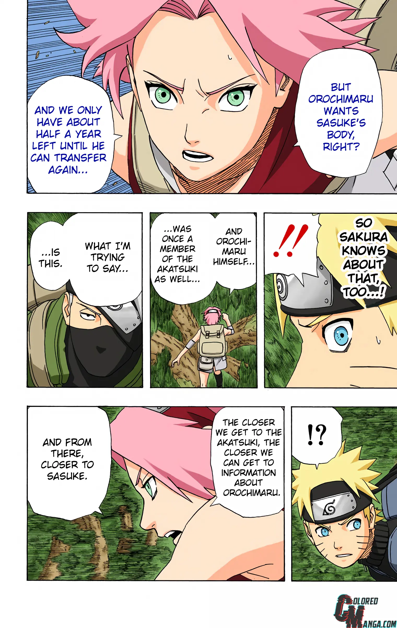 Naruto Colored Manga Online, chapter 252, page 18