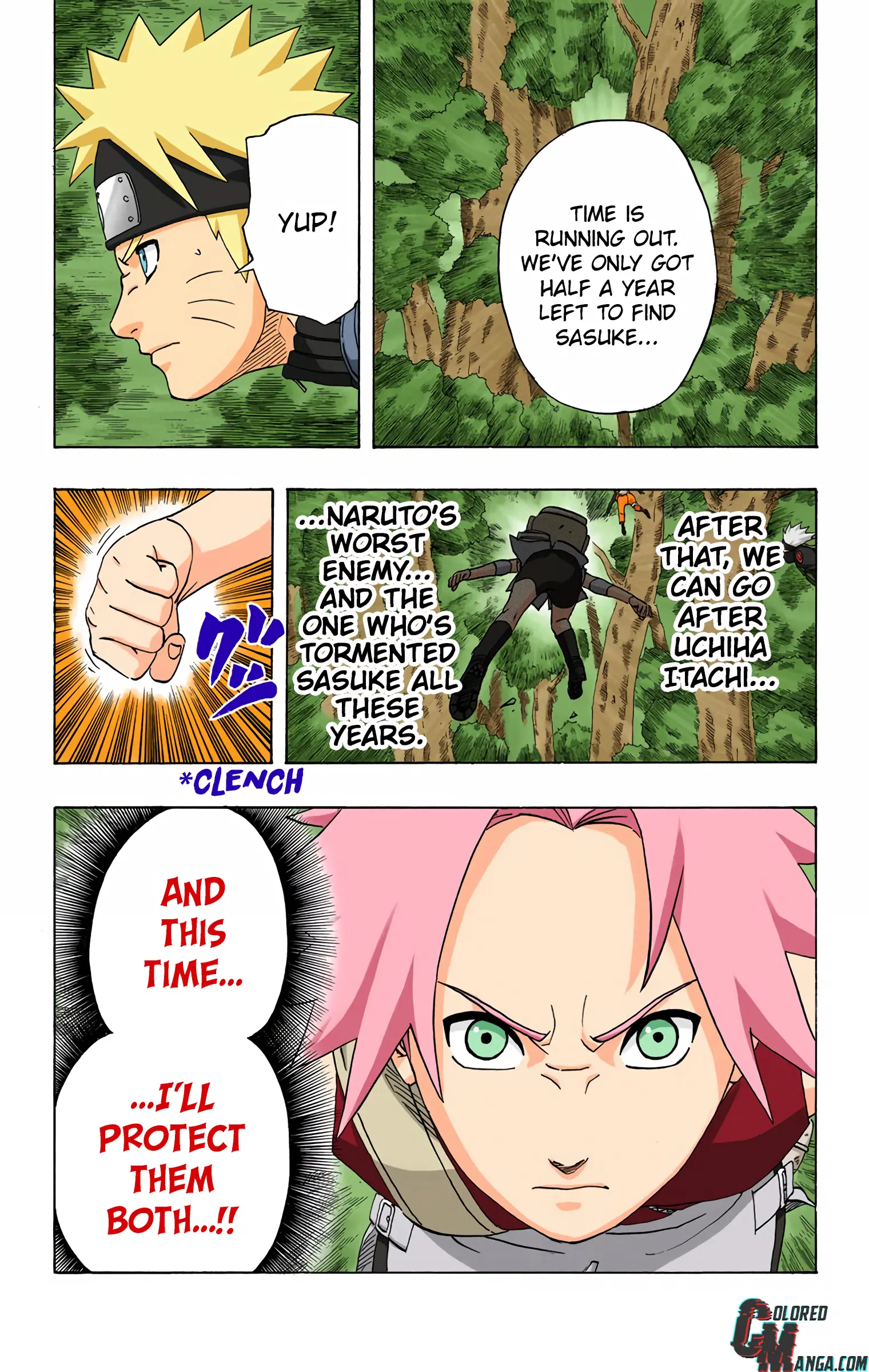 Naruto Colored Manga Online, chapter 252, page 19