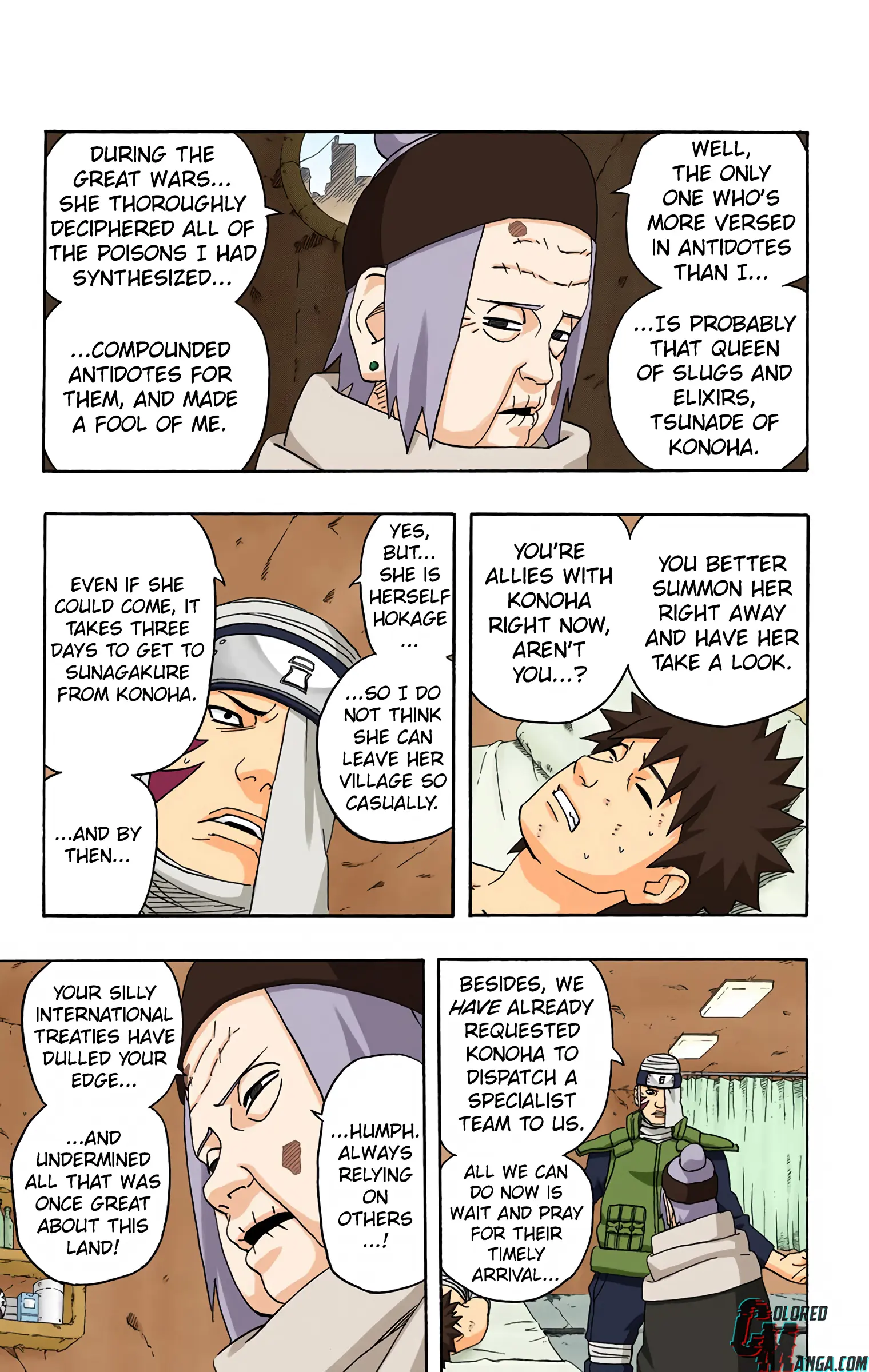 Naruto Colored Manga Online, chapter 253, page 3